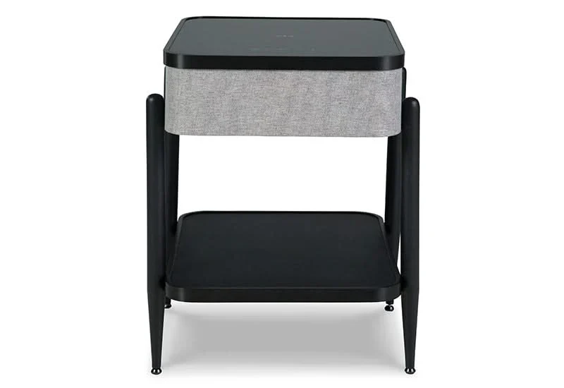 Jorvalee Contemporary End Table with Built-in Bluetooth Speaker, Wireless and USB Charging - Image 5