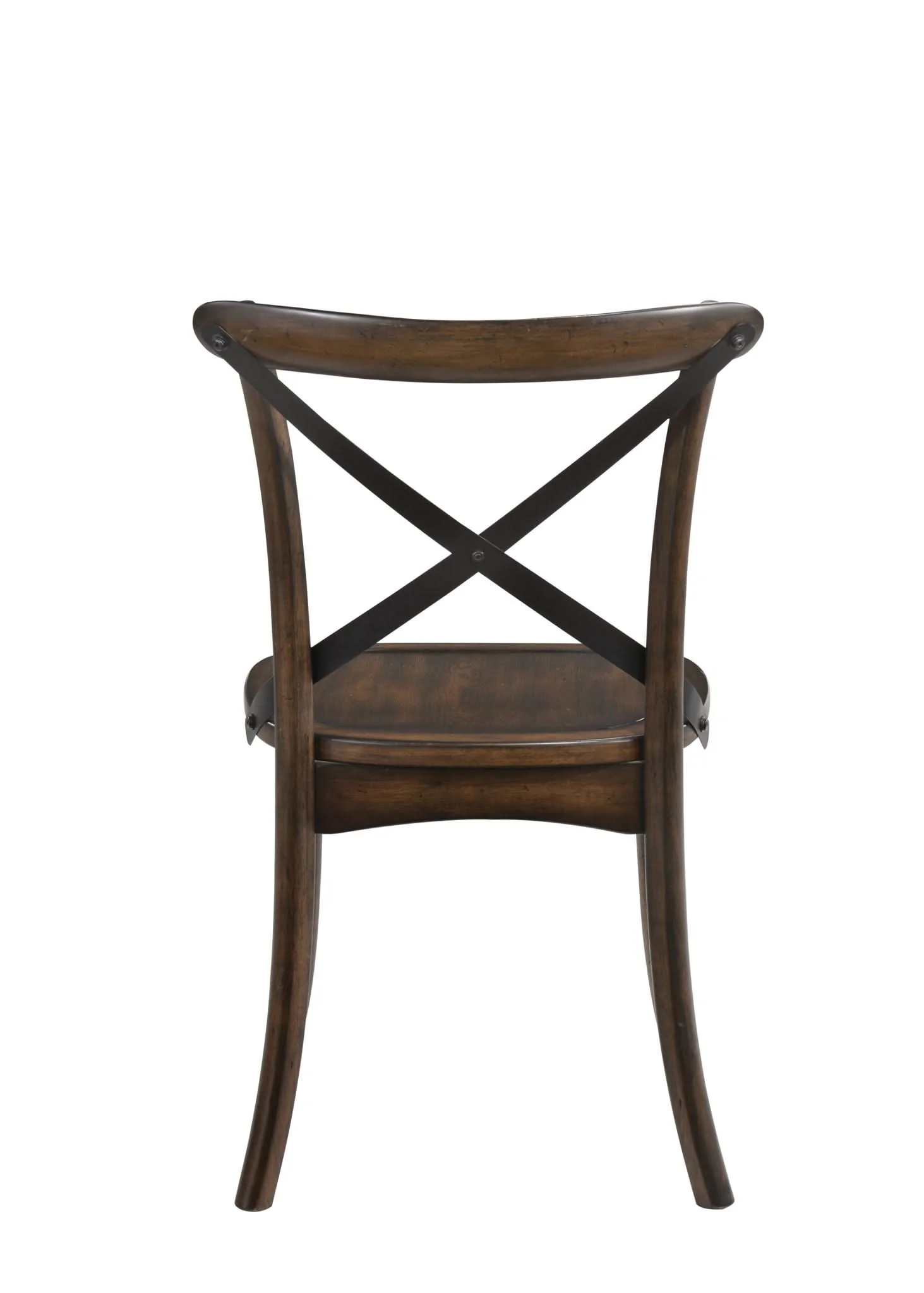 Kaelyn - Metal Side Chair (Set of 2) - Dark Oak - Image 3