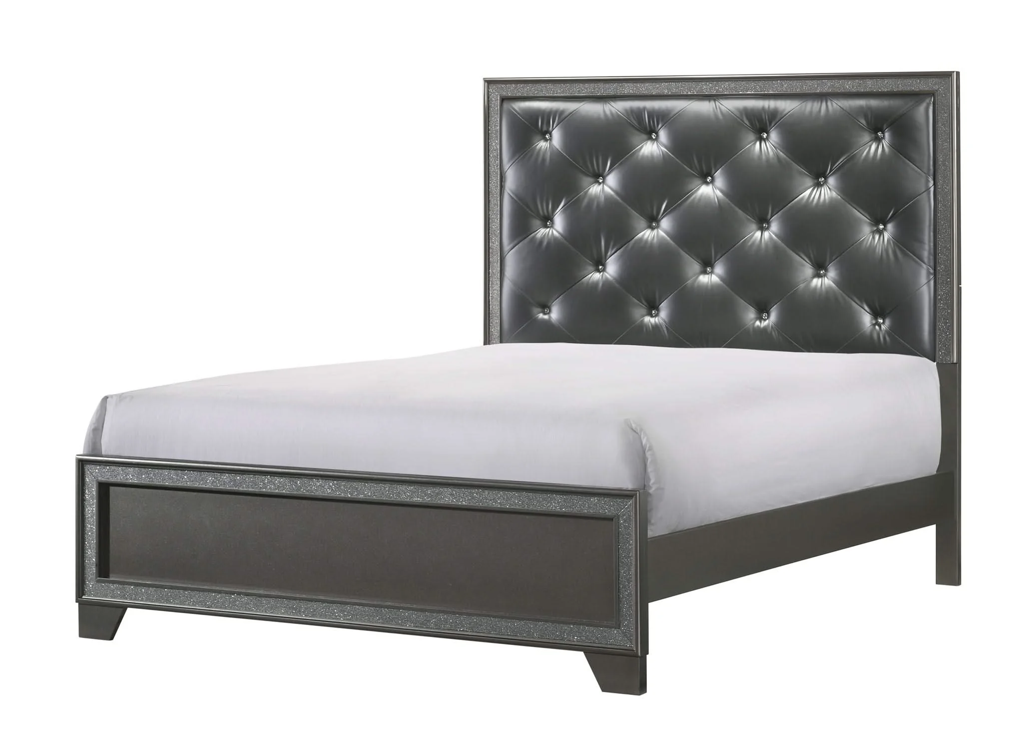 Kaia - King 4 Piece Bedroom Set - Dark Gray - Image 4