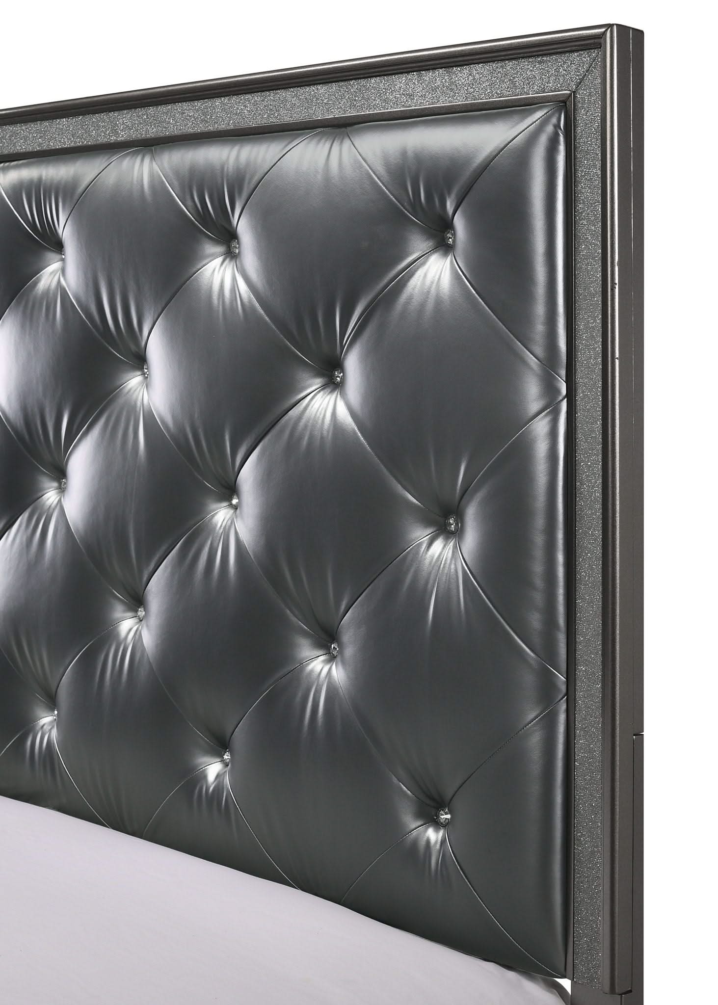 Kaia - King Bed - Dark Gray - Image 4