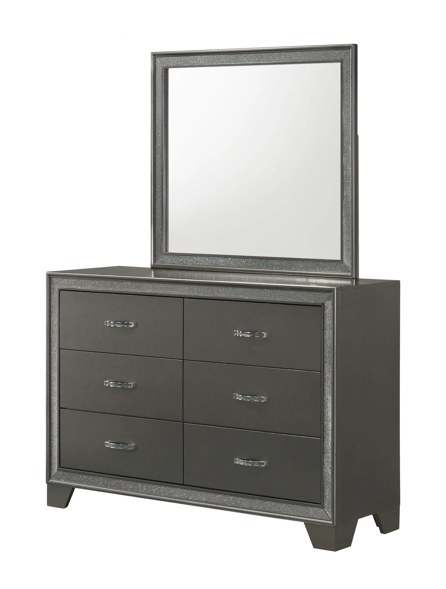 Kaia - Queen 5 Piece Bedroom Set - Dark Gray - Image 3