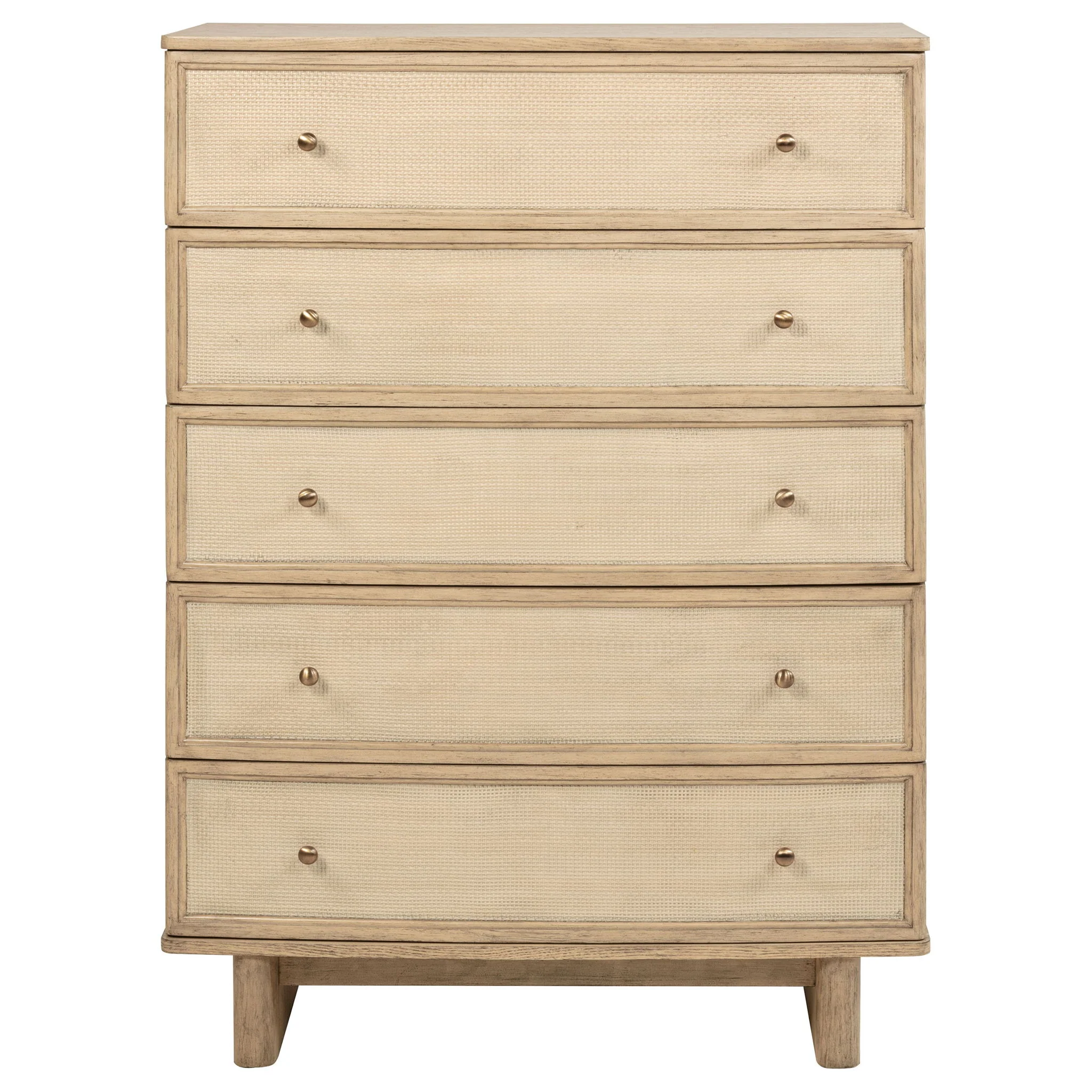 Kailani 5-drawer Bedroom Chest of Drawers Beige Oak - Image 3