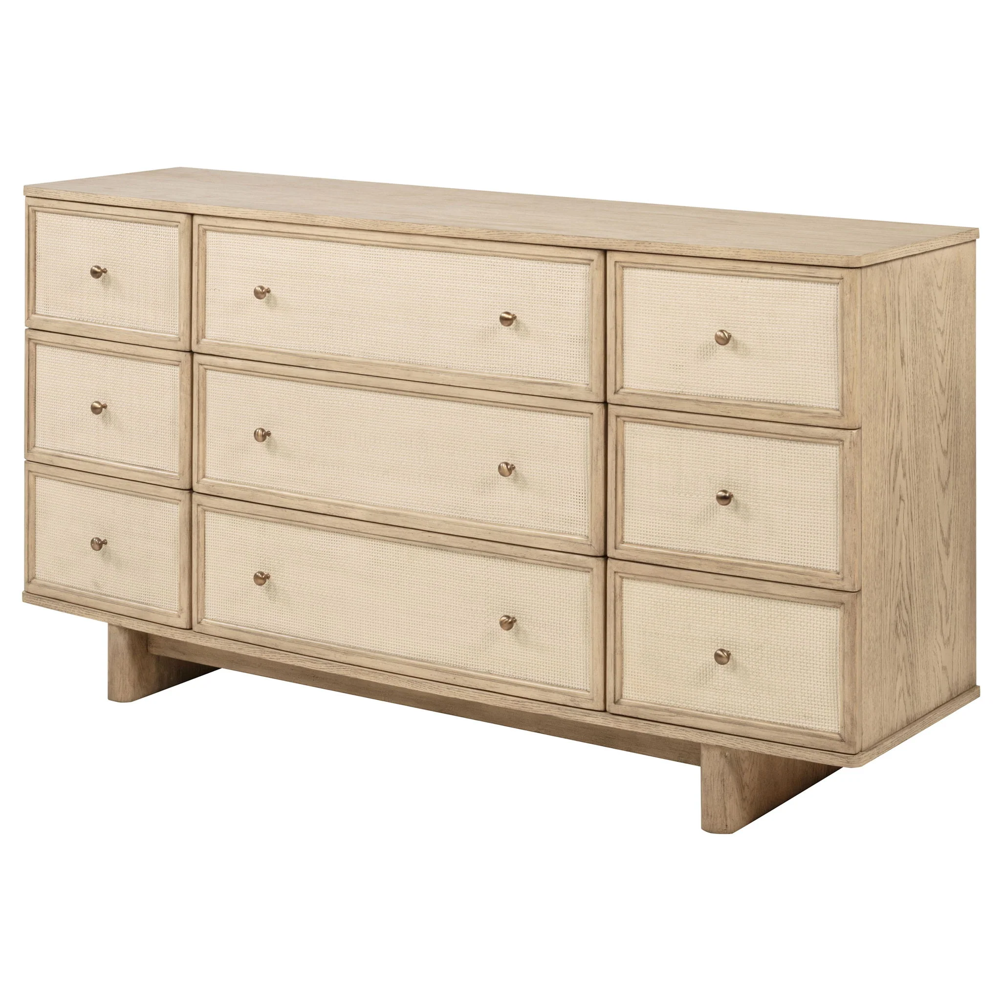 Kailani 9-drawer Dresser Cabinet Beige Oak - Image 2
