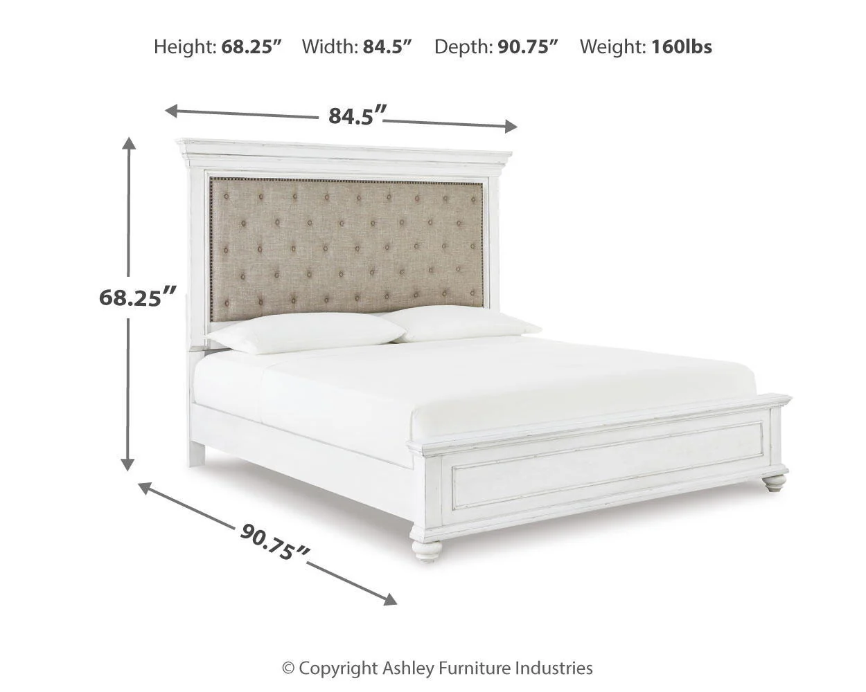 Kanwyn - Upholstered Panel Bed - Image 5