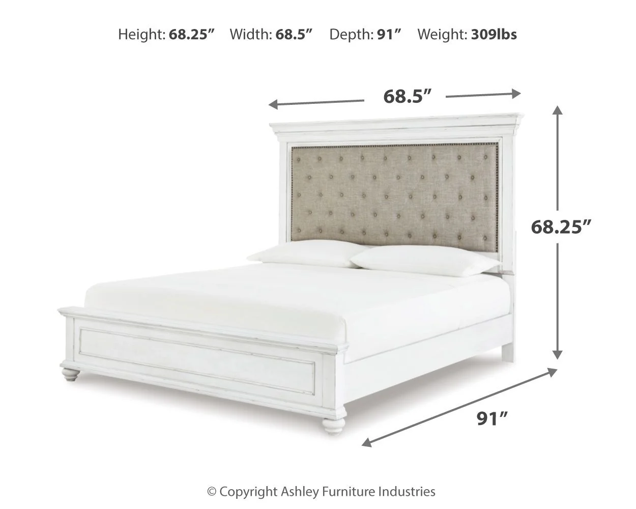 Kanwyn - Upholstered Panel Bed - Image 7