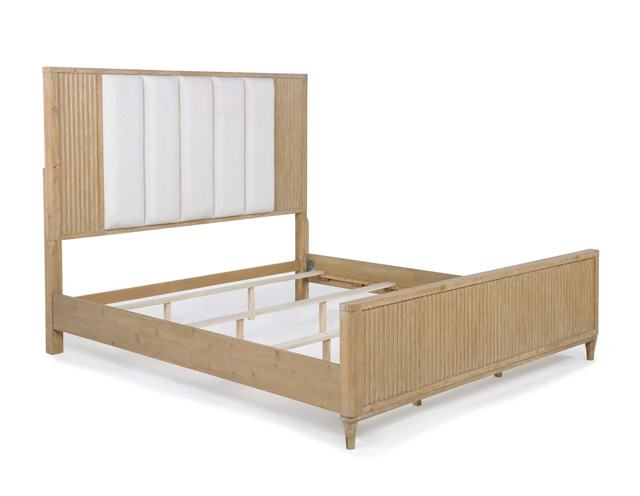Kara - King Bed - Cerused Natural - Image 2