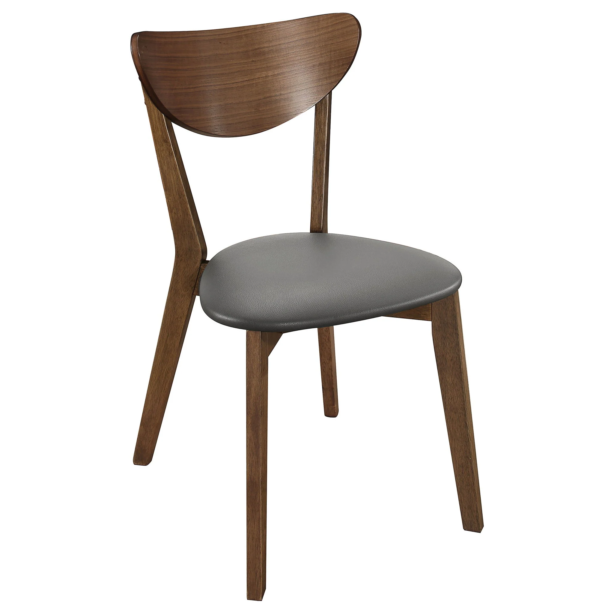 Karri 2-piece Home Office Computer Desk and Chair Set Walnut - Image 2