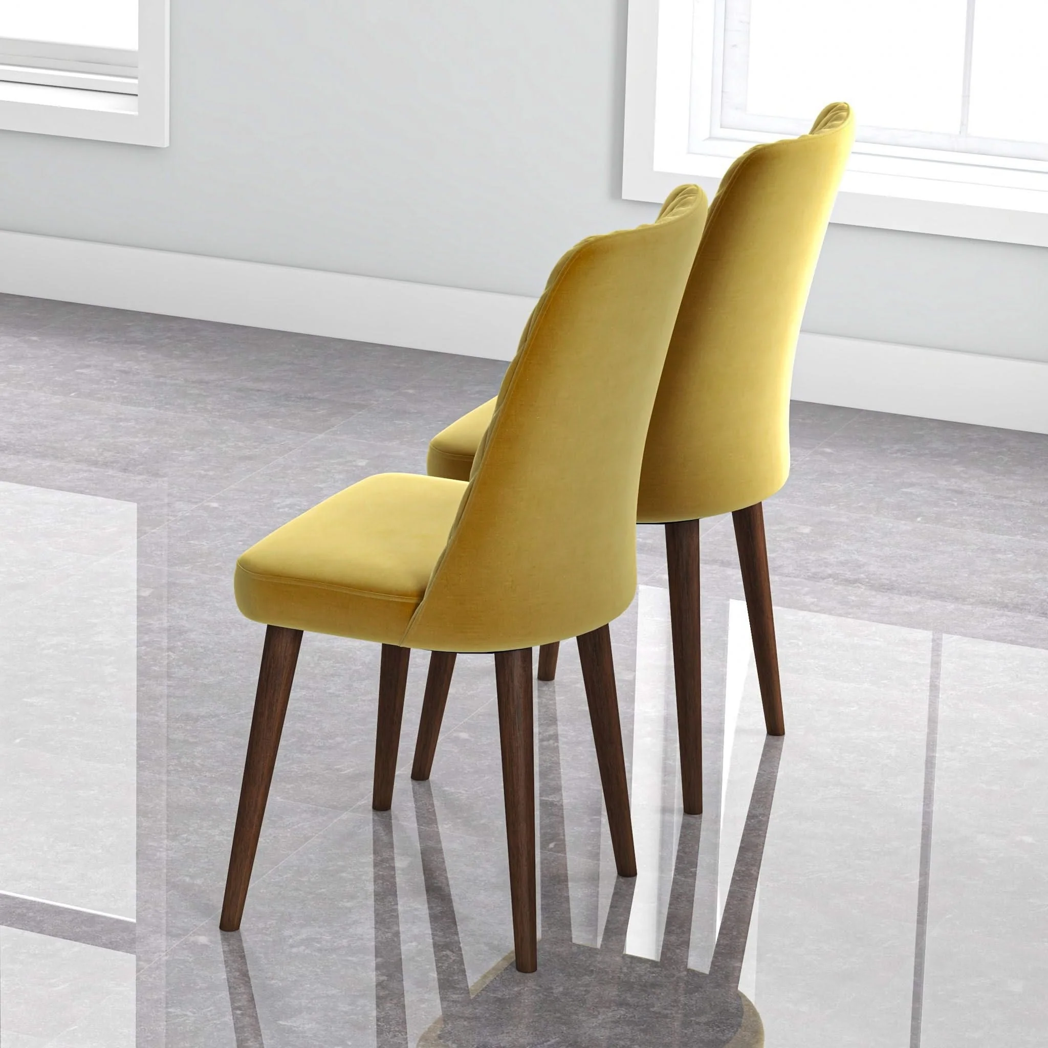 Katie - Mid-Century Modern Dining Chair (Set of 2) - Image 5