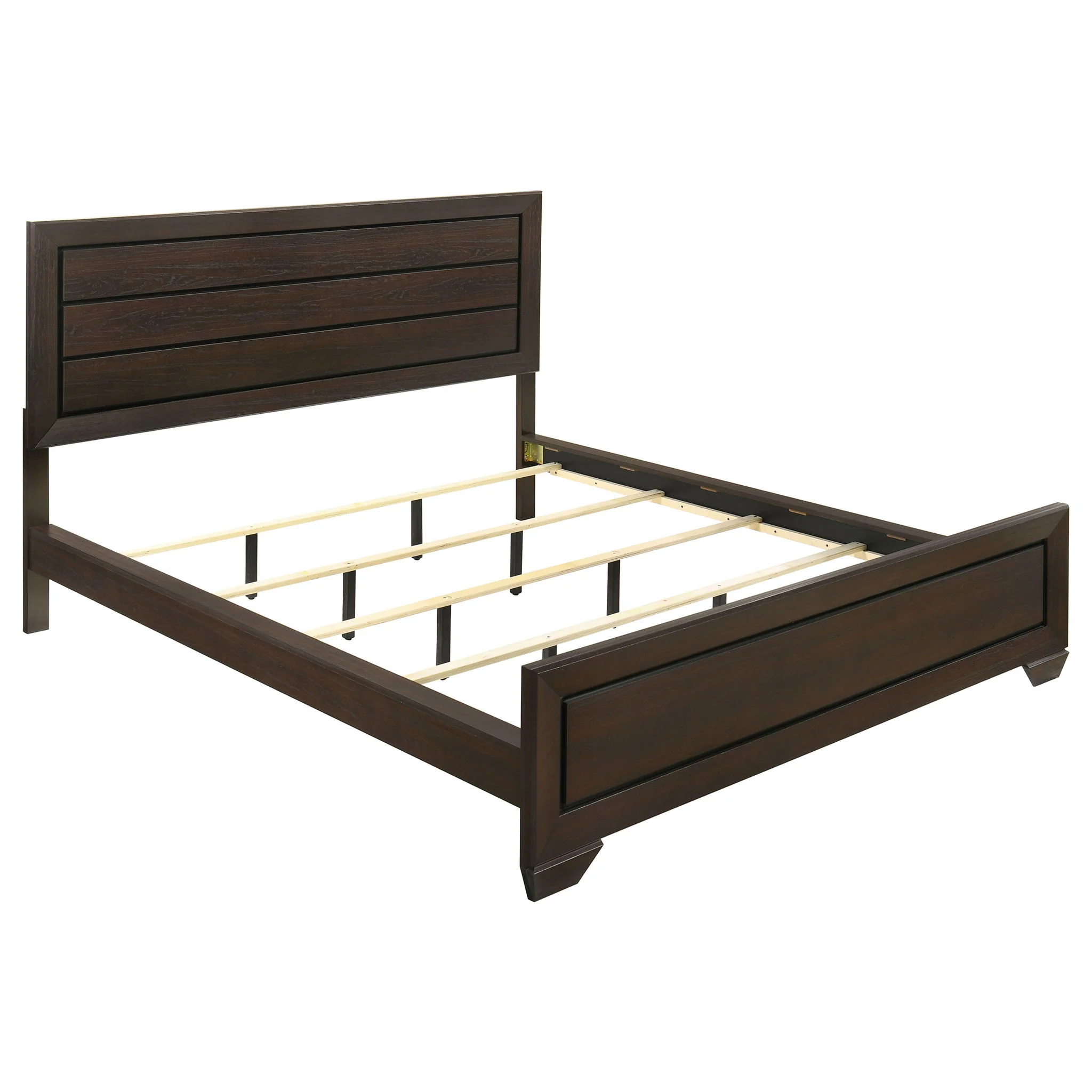 Kauffman 5-piece California King Bedroom Set Dark Cocoa - Image 2