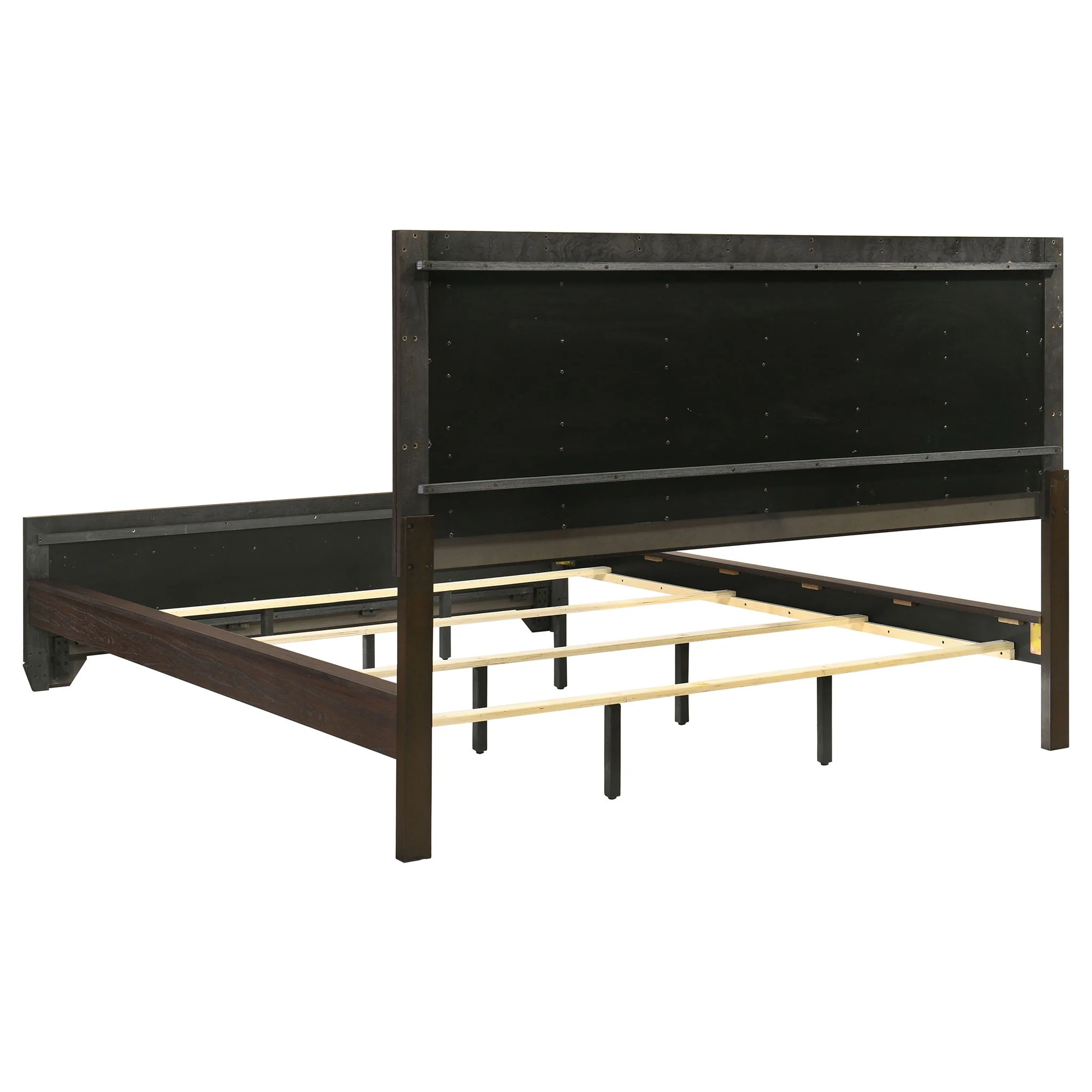 Kauffman 5-piece California King Bedroom Set Dark Cocoa - Image 4