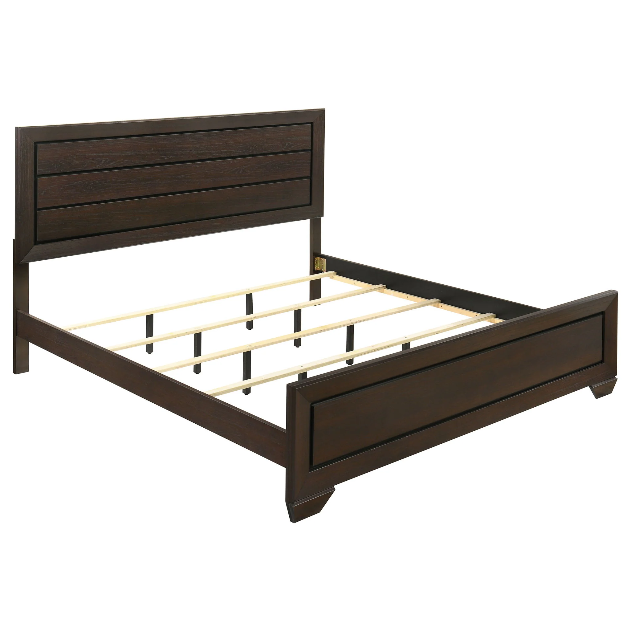 Kauffman 5-piece Eastern King Bedroom Set Dark Cocoa - Image 4