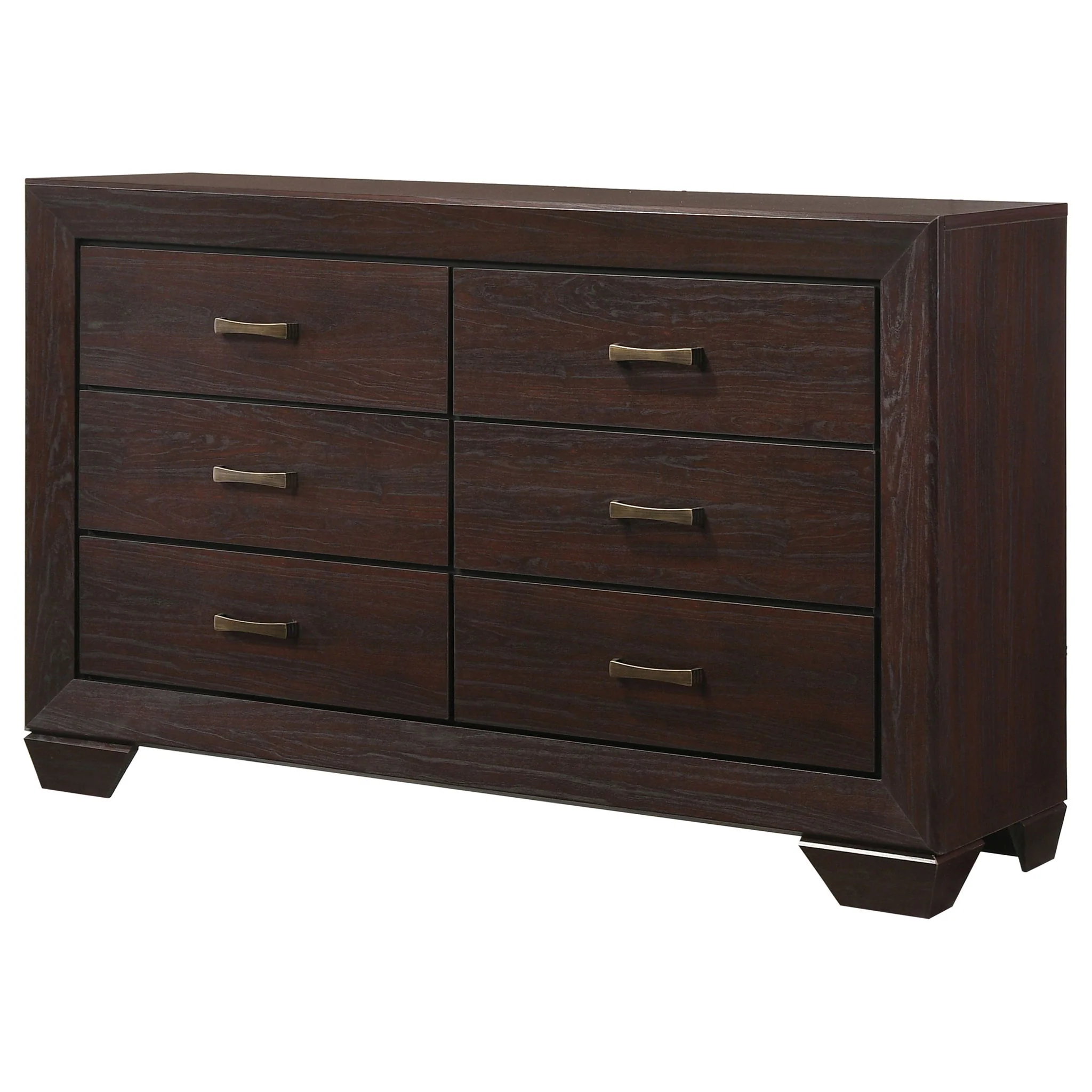 Kauffman 6-drawer Dresser Dark Cocoa - Image 3