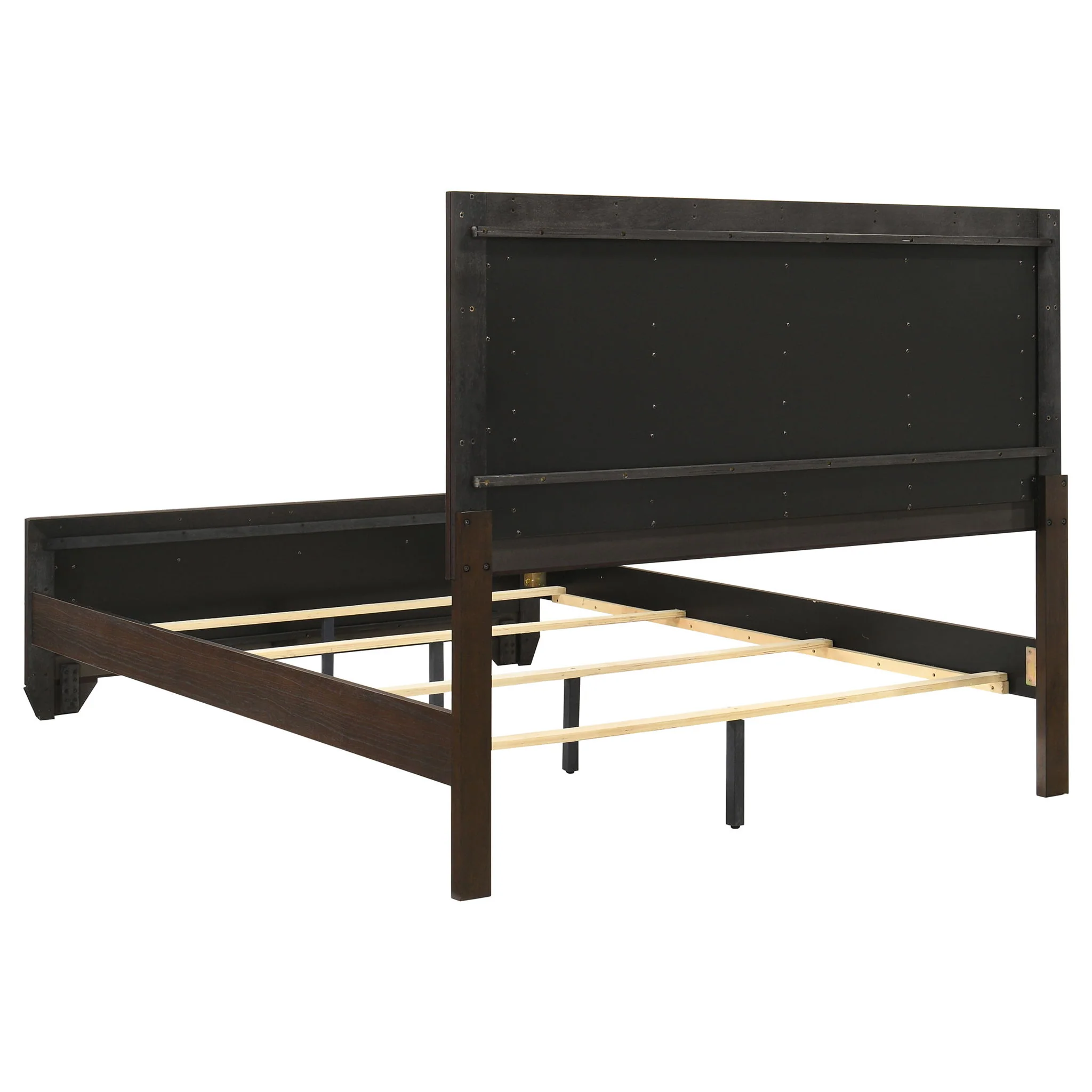 Kauffman Wood Queen Panel Bed Dark Cocoa - Image 3