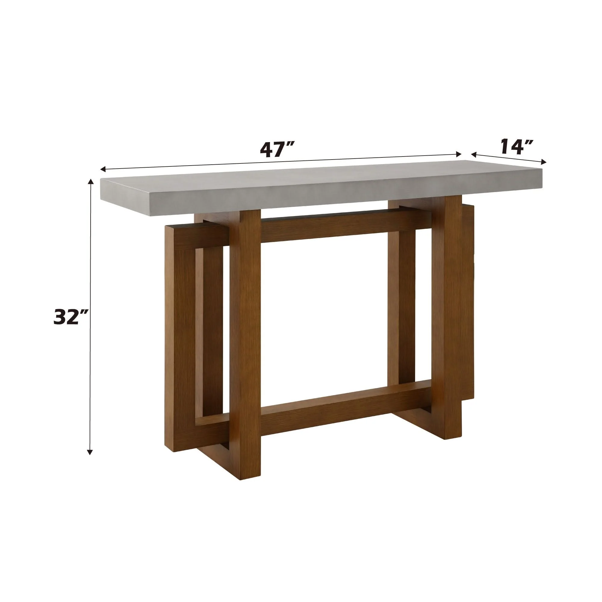 Keven - Faux Concrete Top Table - Image 3