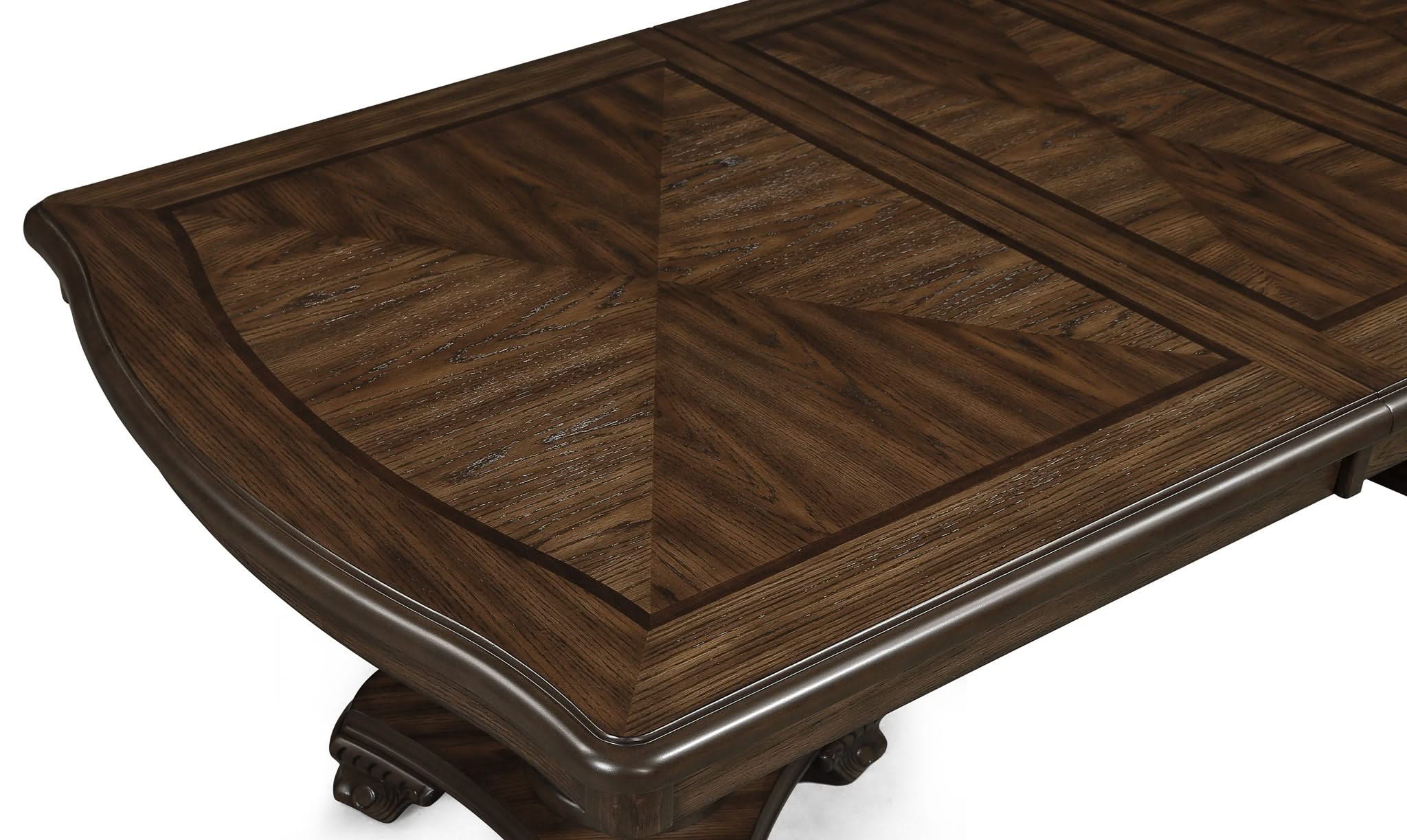 Kiera - 5 Piece Dining Room Set - Cherry Brown - Image 3