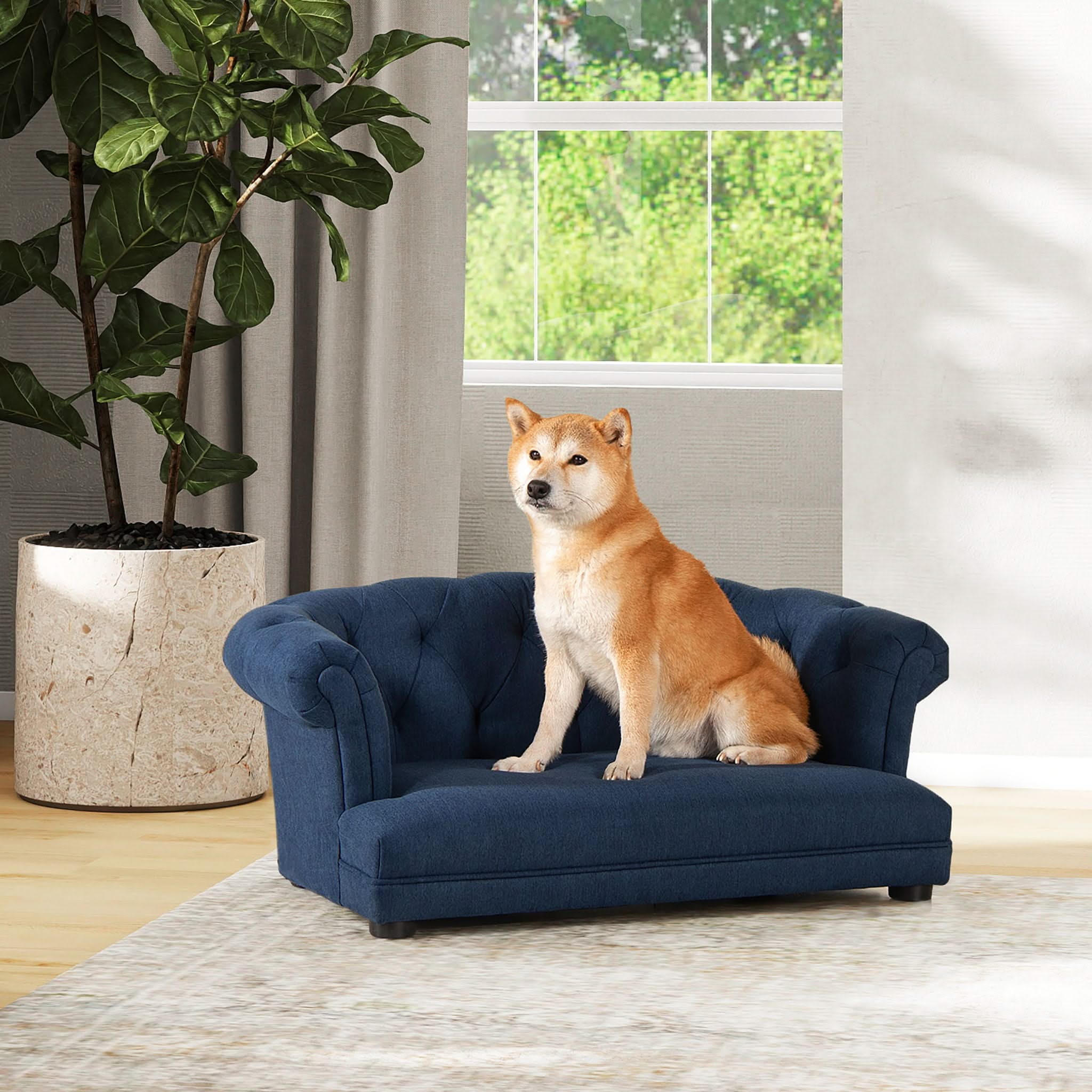 Kiki - Chesterfield Dog Sofa Bed Medium - Image 2