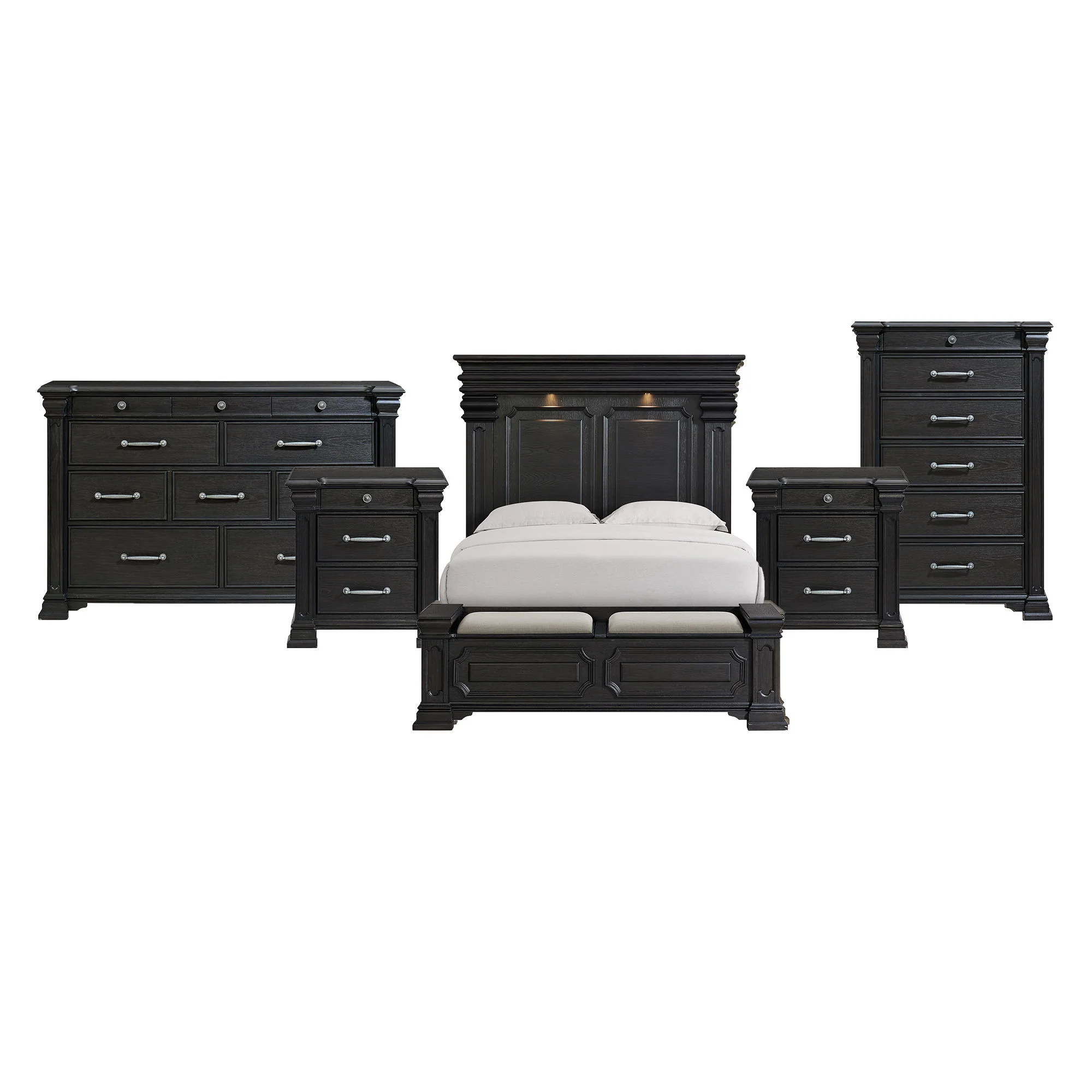 Kings Court - Storage Bedroom Set - Image 2