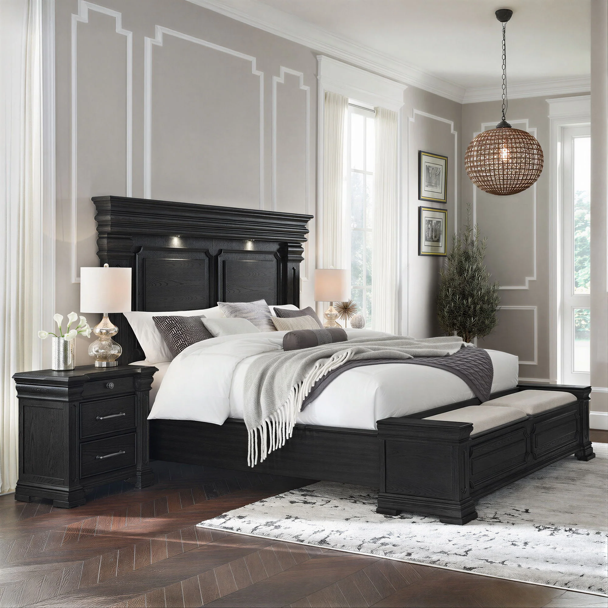 Kings Court - Storage Bedroom Set - Image 21