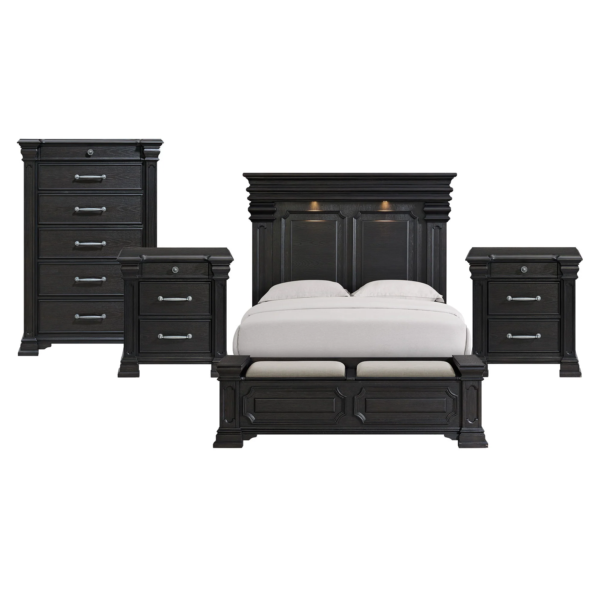 Kings Court - Storage Bedroom Set - Image 5