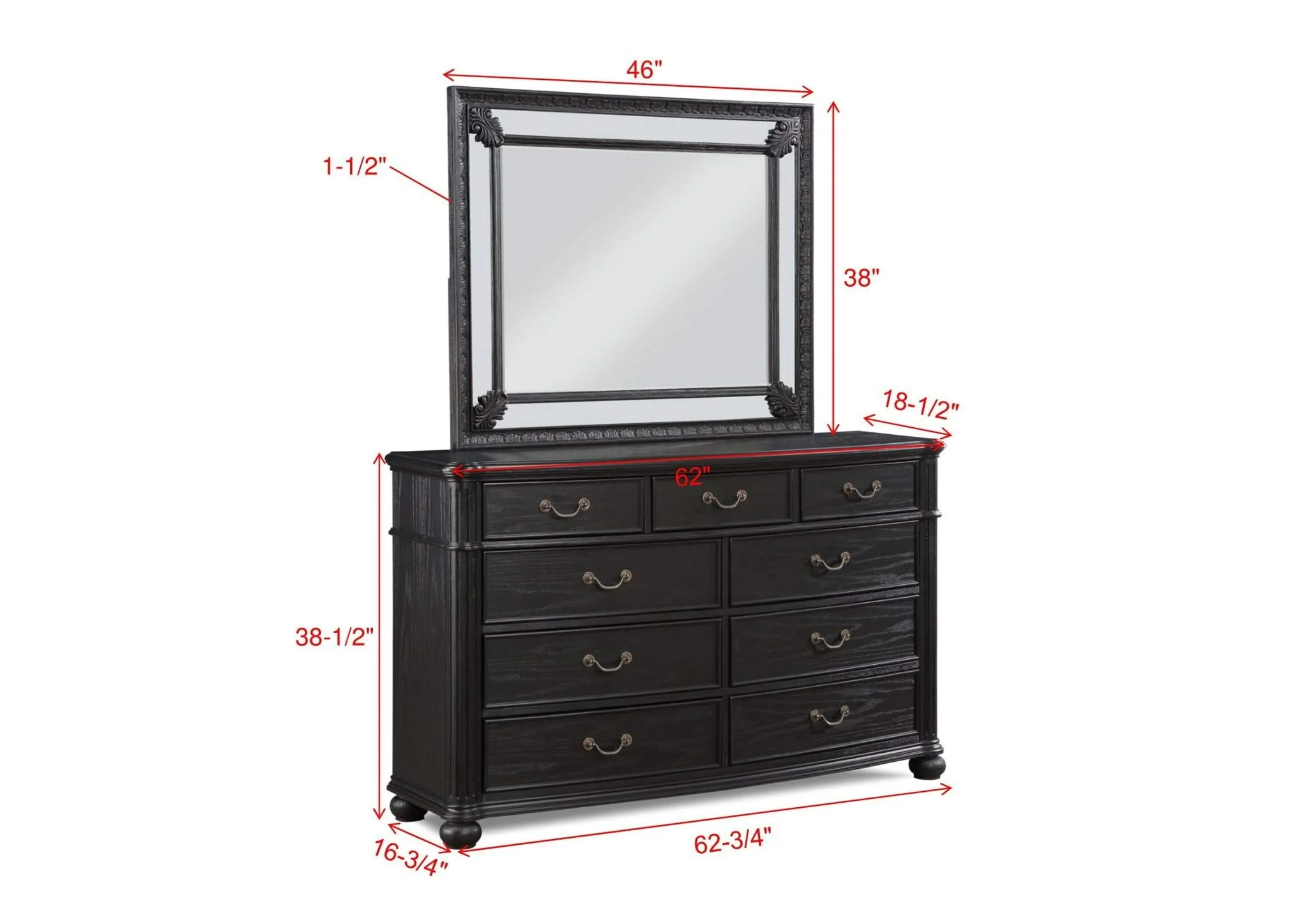 Kingsbury - Dresser - Black - Image 2