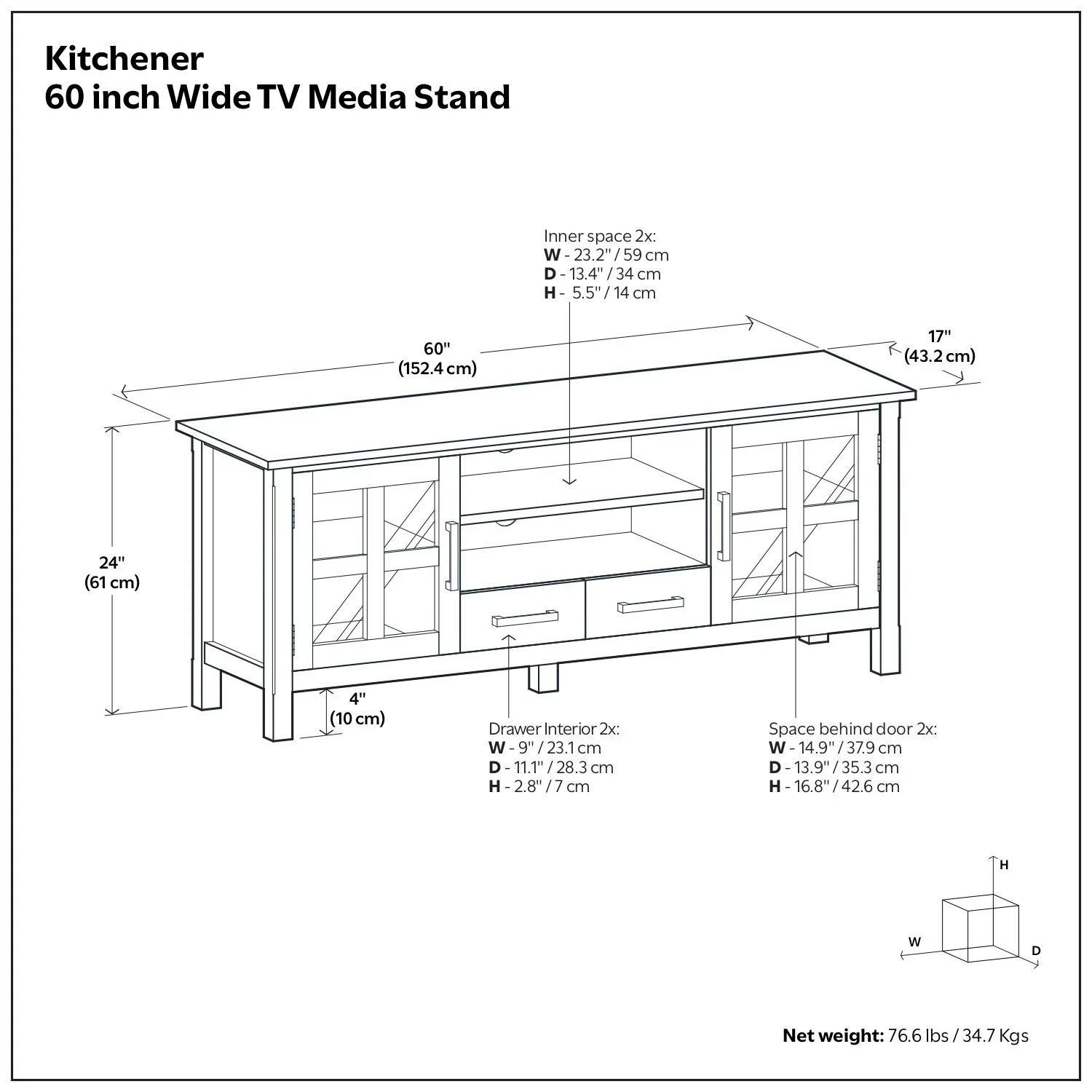 Kitchener - Handcrafted TV Media Stand - Image 5