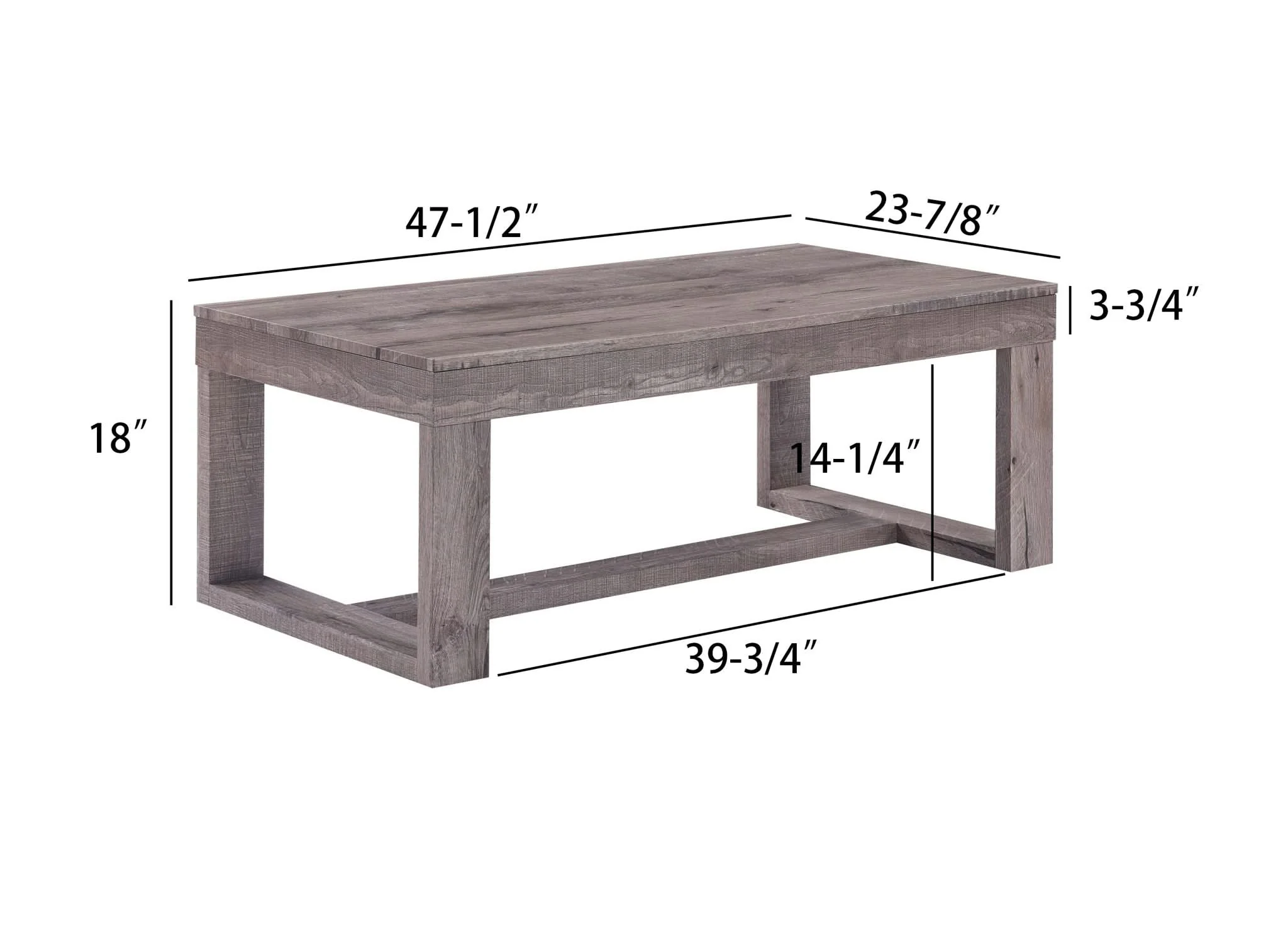 Knott - Coffee Table - Light Brown - Image 3