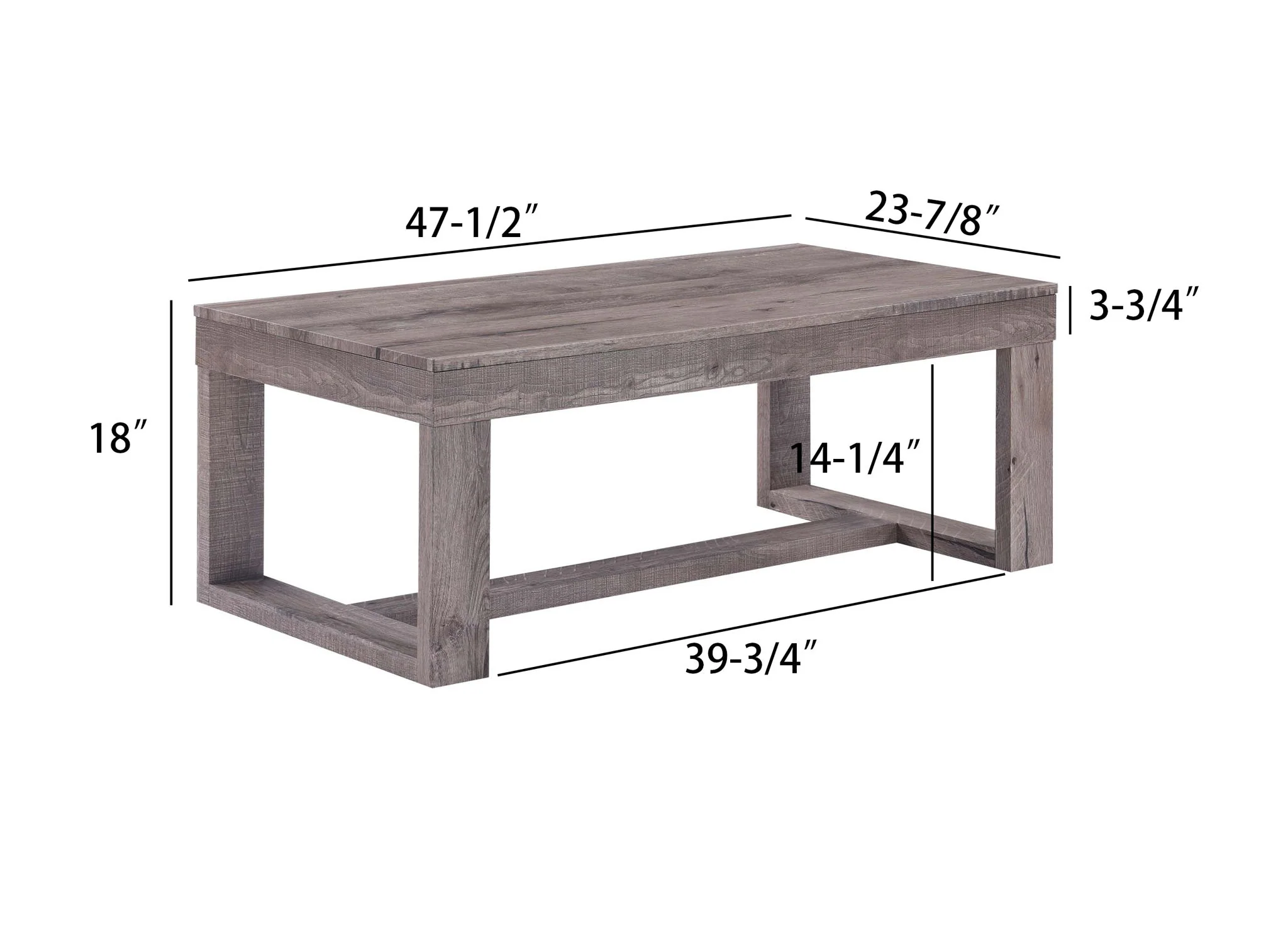 Knott - Table Set (Coffee & 2 End Tables) - Light Brown - Image 3
