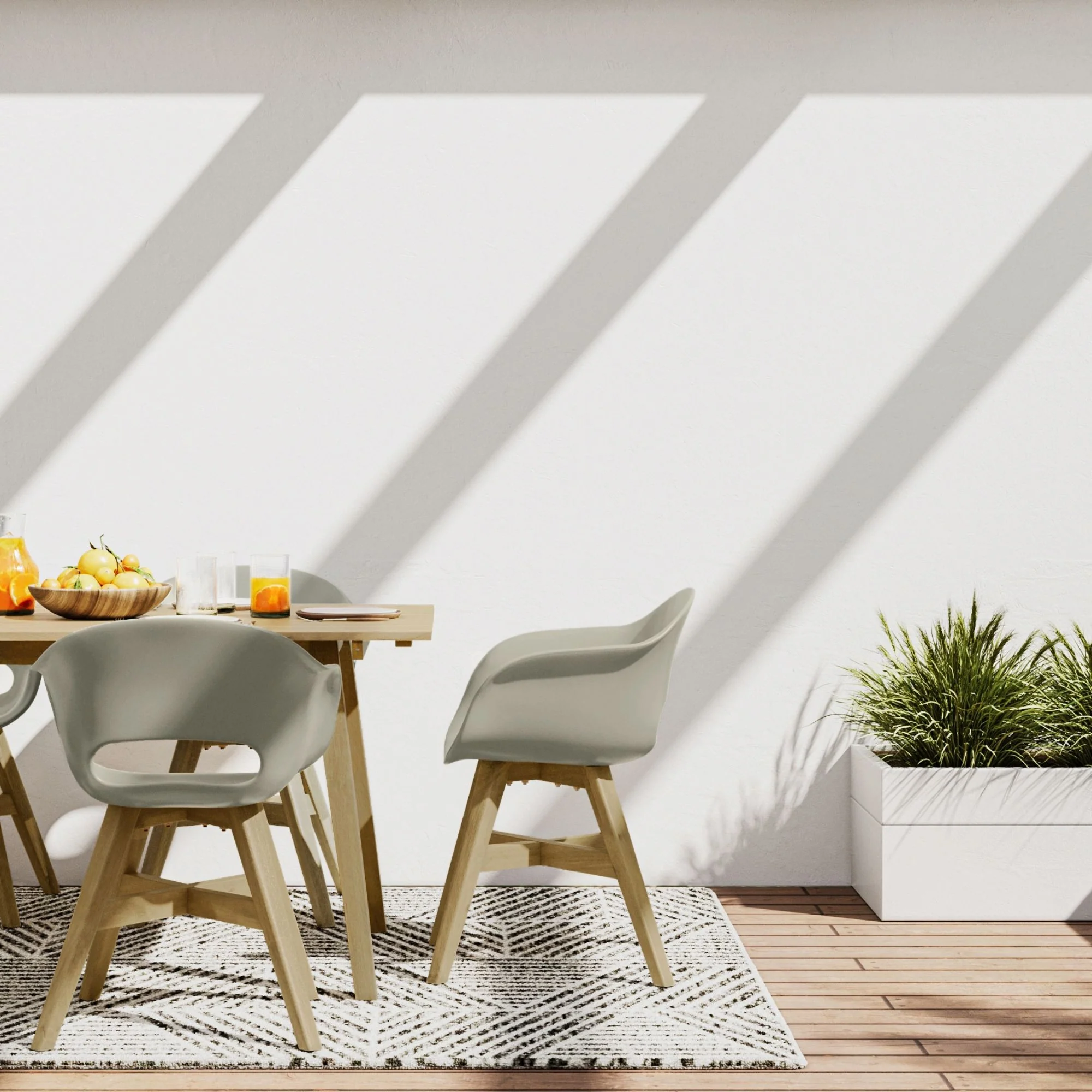 Kona - Outdoor Dining Chair In Plastic (Set of 2) - Image 3