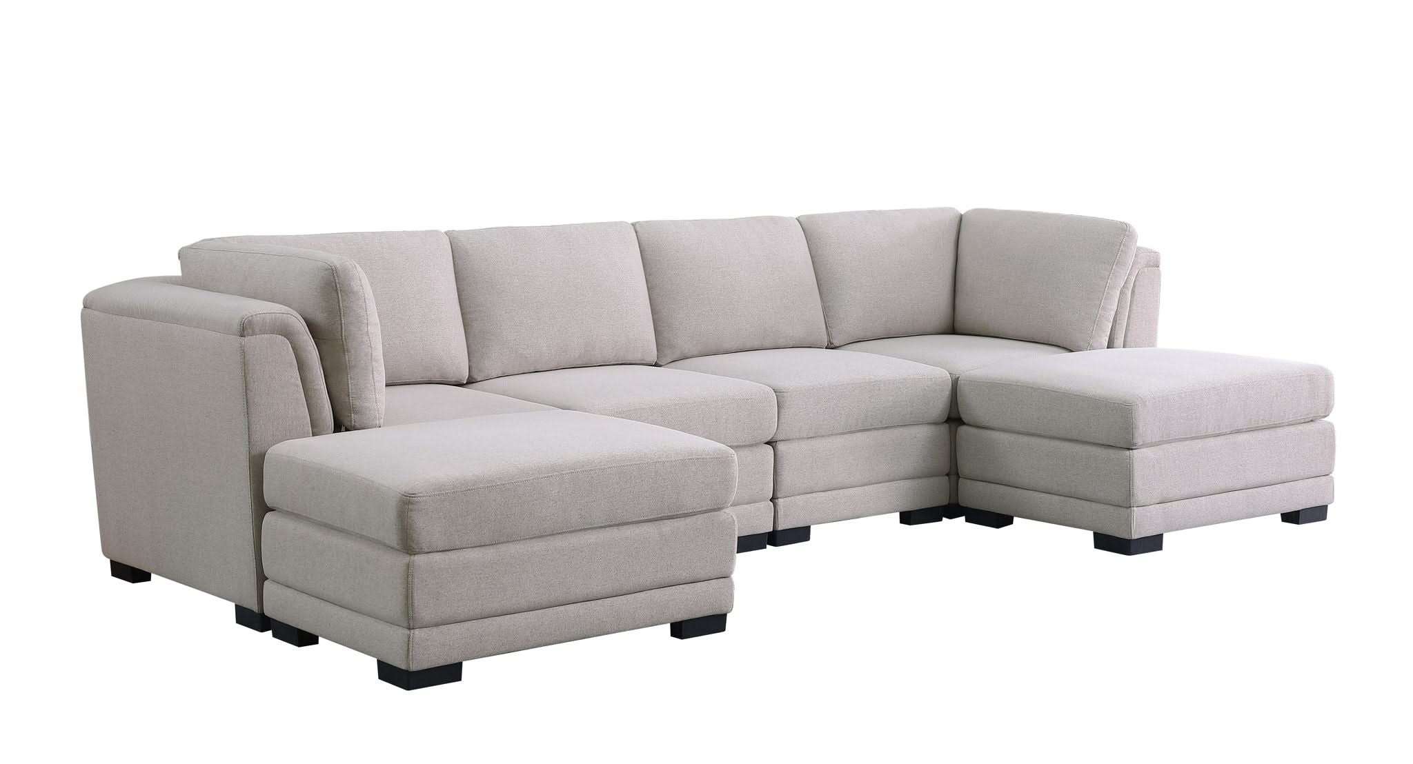 Kristin - Fabric Reversible Sectional Sofa - Image 2