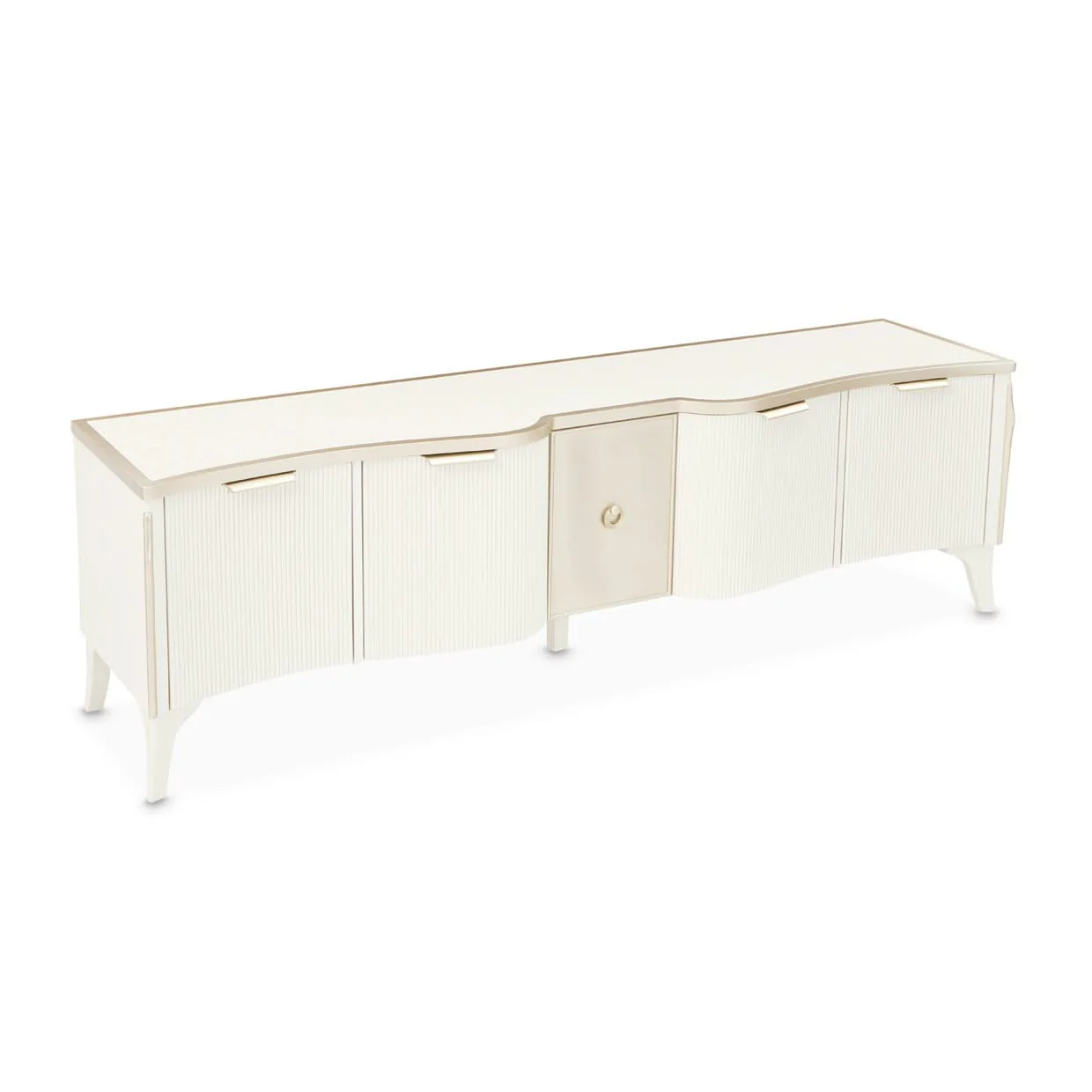 La Marisia - Media Cabinet - Creamy Pearl - Image 4