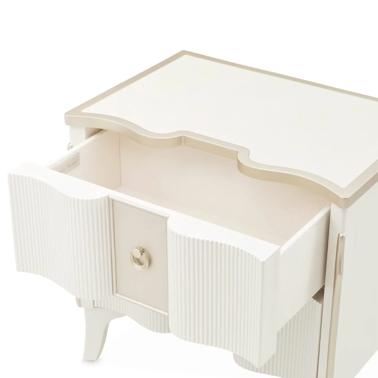 La Marisia - Nightstand - Creamy Pearl - Image 2