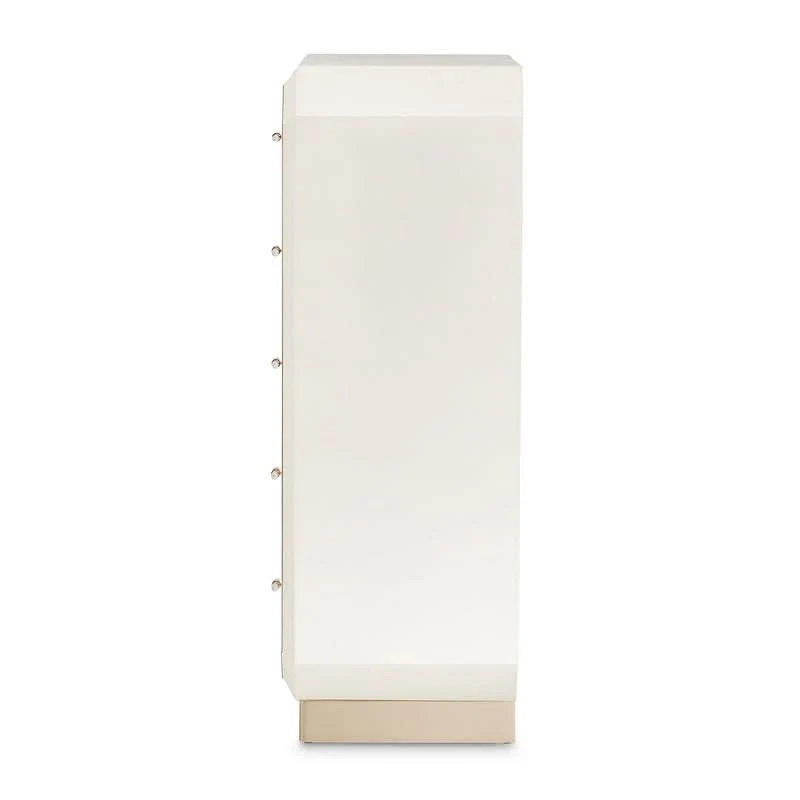 La Rachelle Medium Champagne Modern Glam 5 Drawer Chest - Image 3