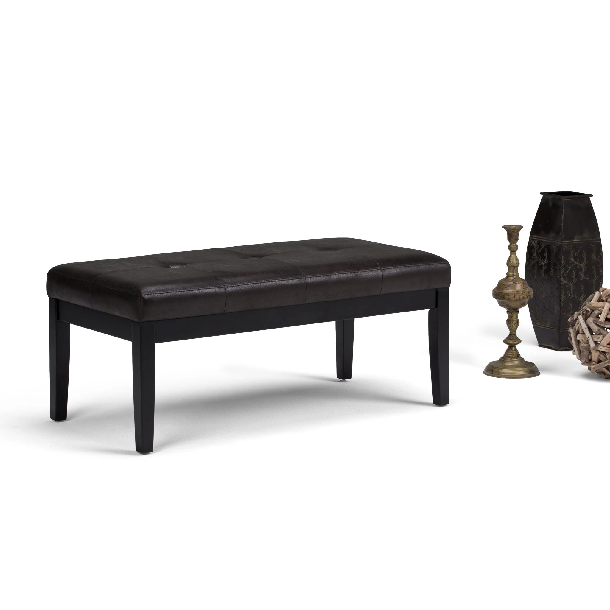 Lacey - Upholstered Tufted Ottoman Bench - Image 6