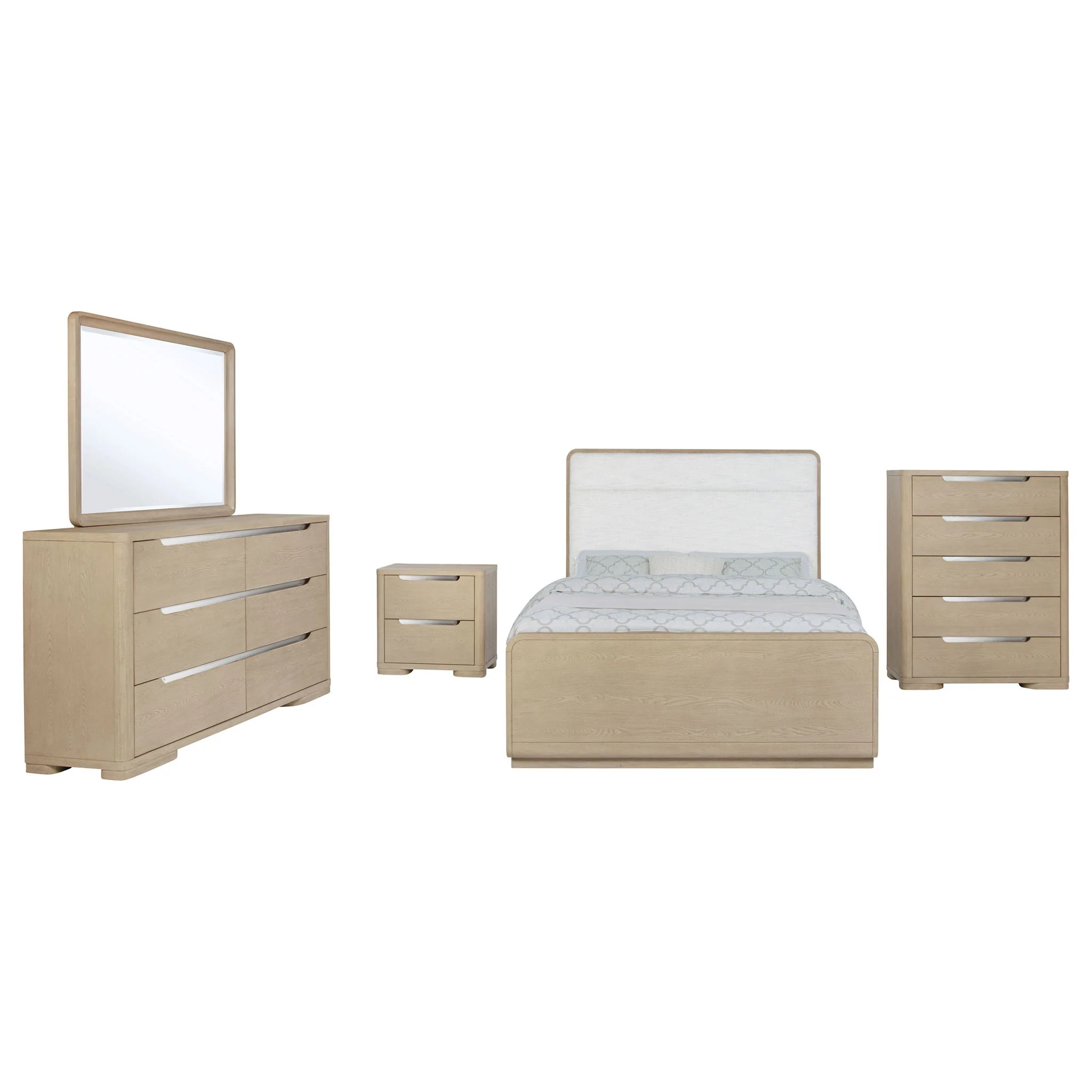 Ladera 5-piece Queen Bedroom Set Light Elm - Image 4
