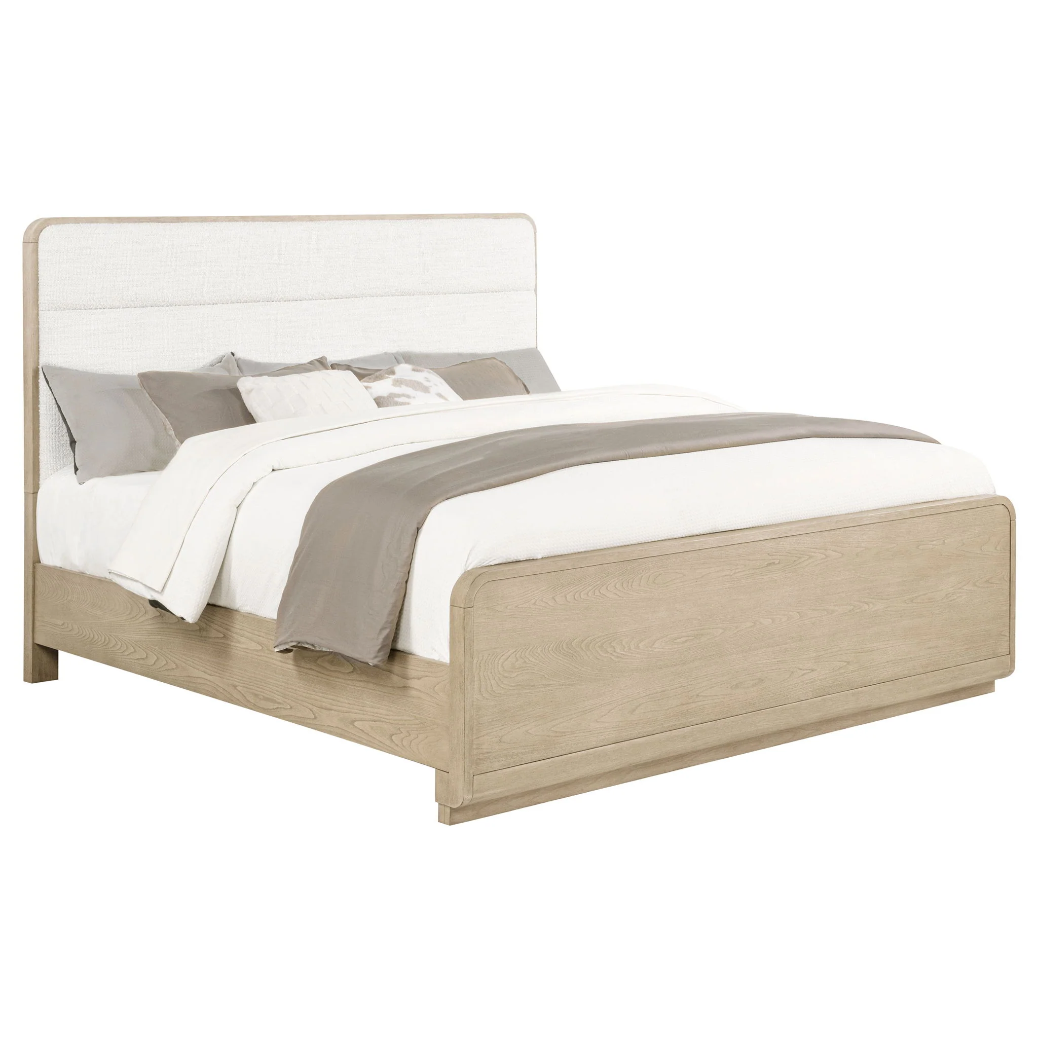 Ladera 56-inch Eastern King Panel Bed Light Elm - Image 4