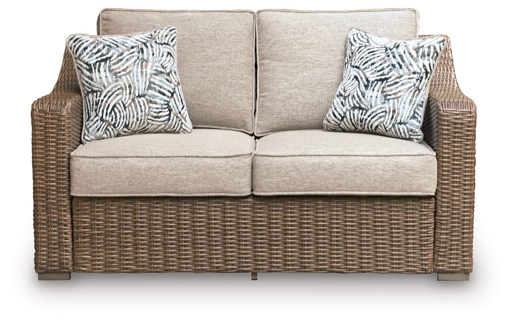 Laguna Heights - Loveseat With Cushion - Beige - Image 4