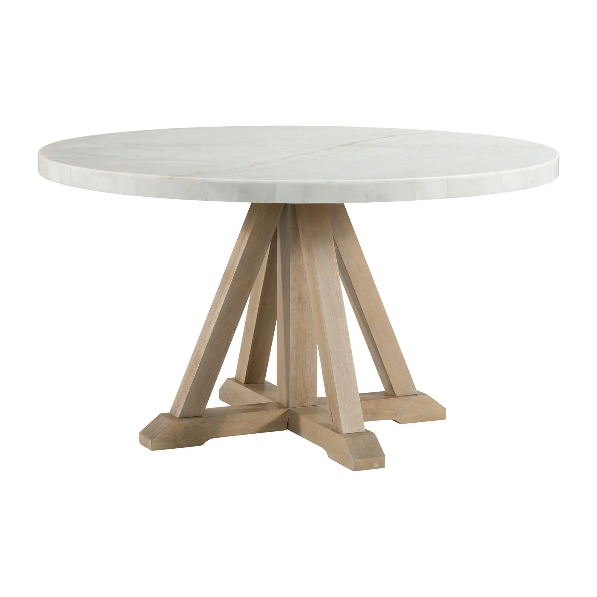 Lakeview - Round 5 Piece Dining Set (Table & Four Chairs) - White - Image 2