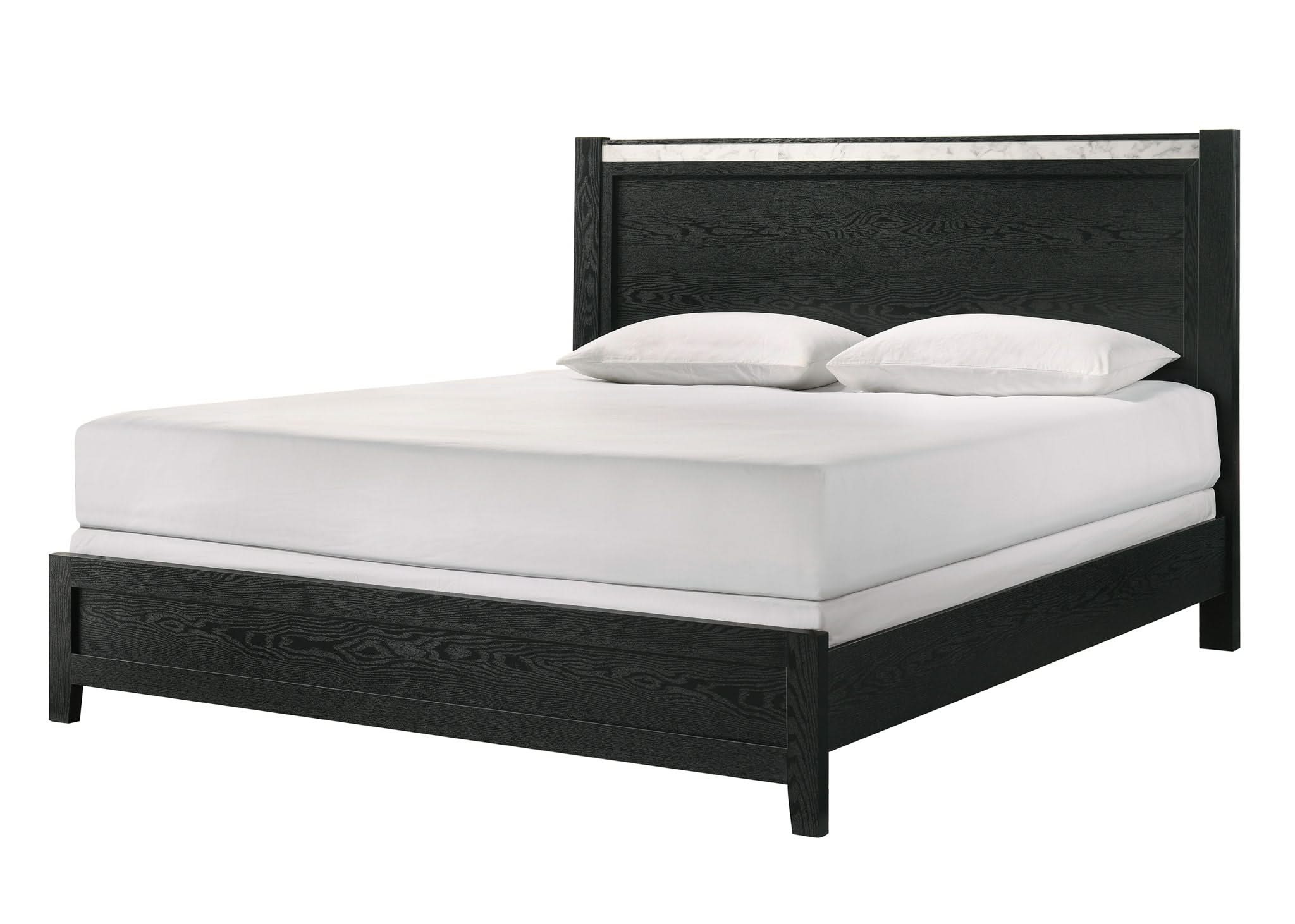 Lamar - Queen 4 Piece Bedroom Set - Black - Image 3