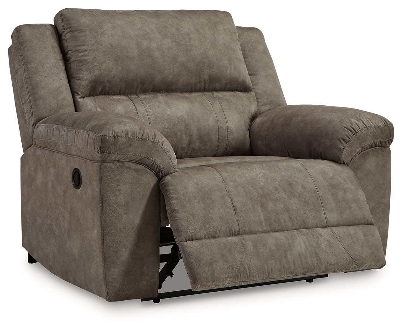 Laresview - Zero Wall Wide Seat Recliner - Fossil - Image 4