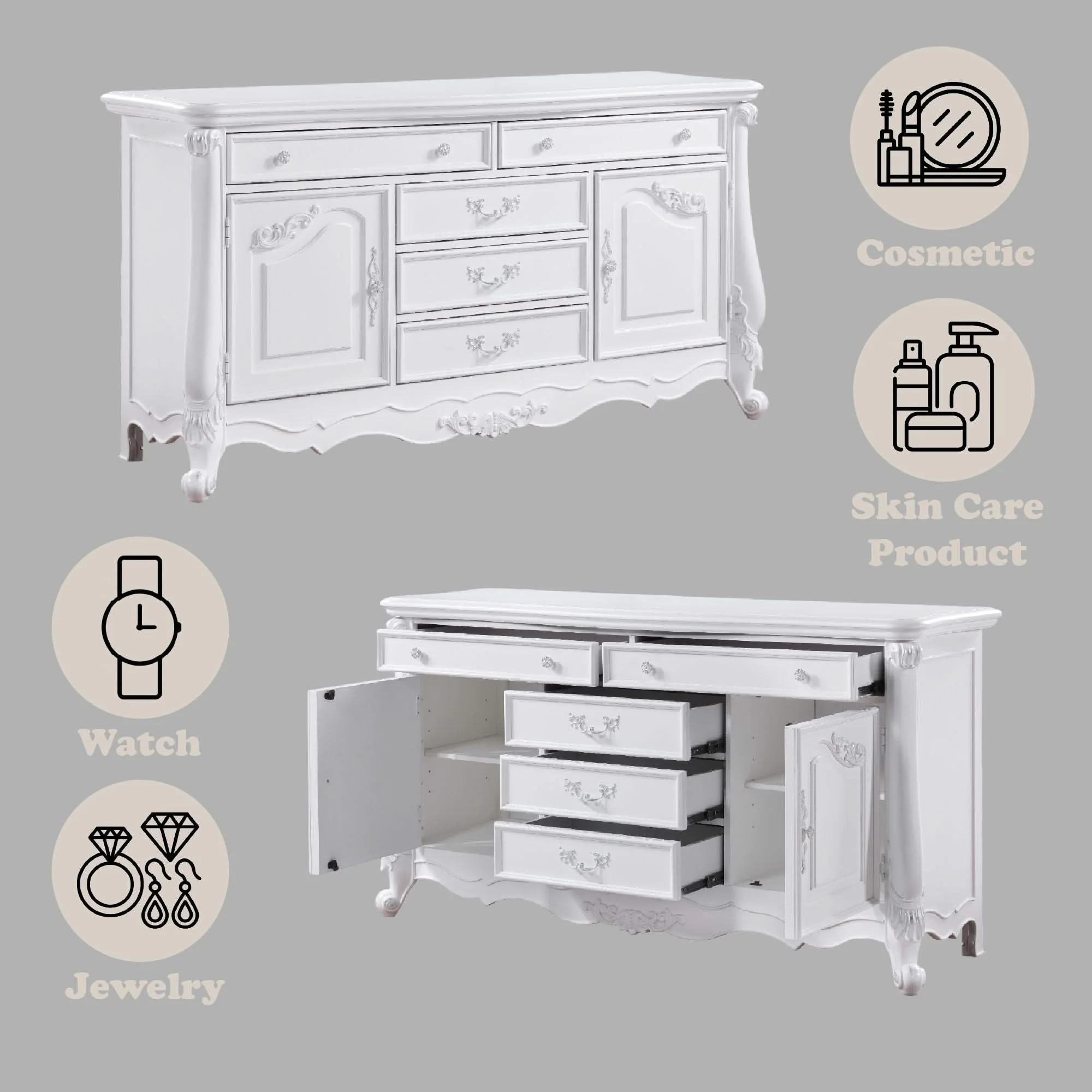 Latisha - Dresser - White - Image 4