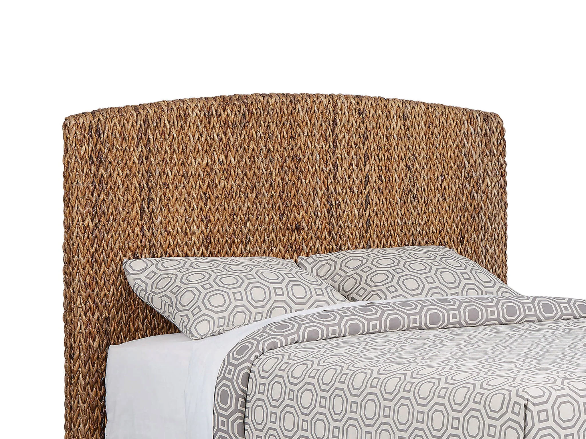Laughton Banana Leaf Queen Panel Bed Amber - Image 4