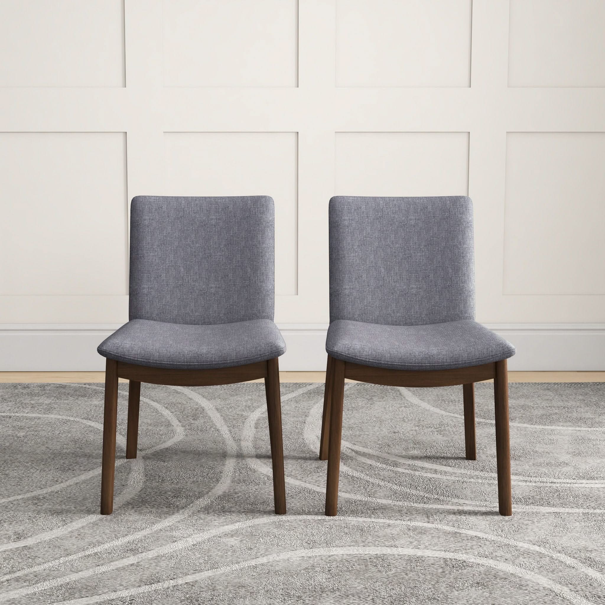 Laura - Mid-Century Modern Solid Wood Dining Chair (Set of 2) - Image 8