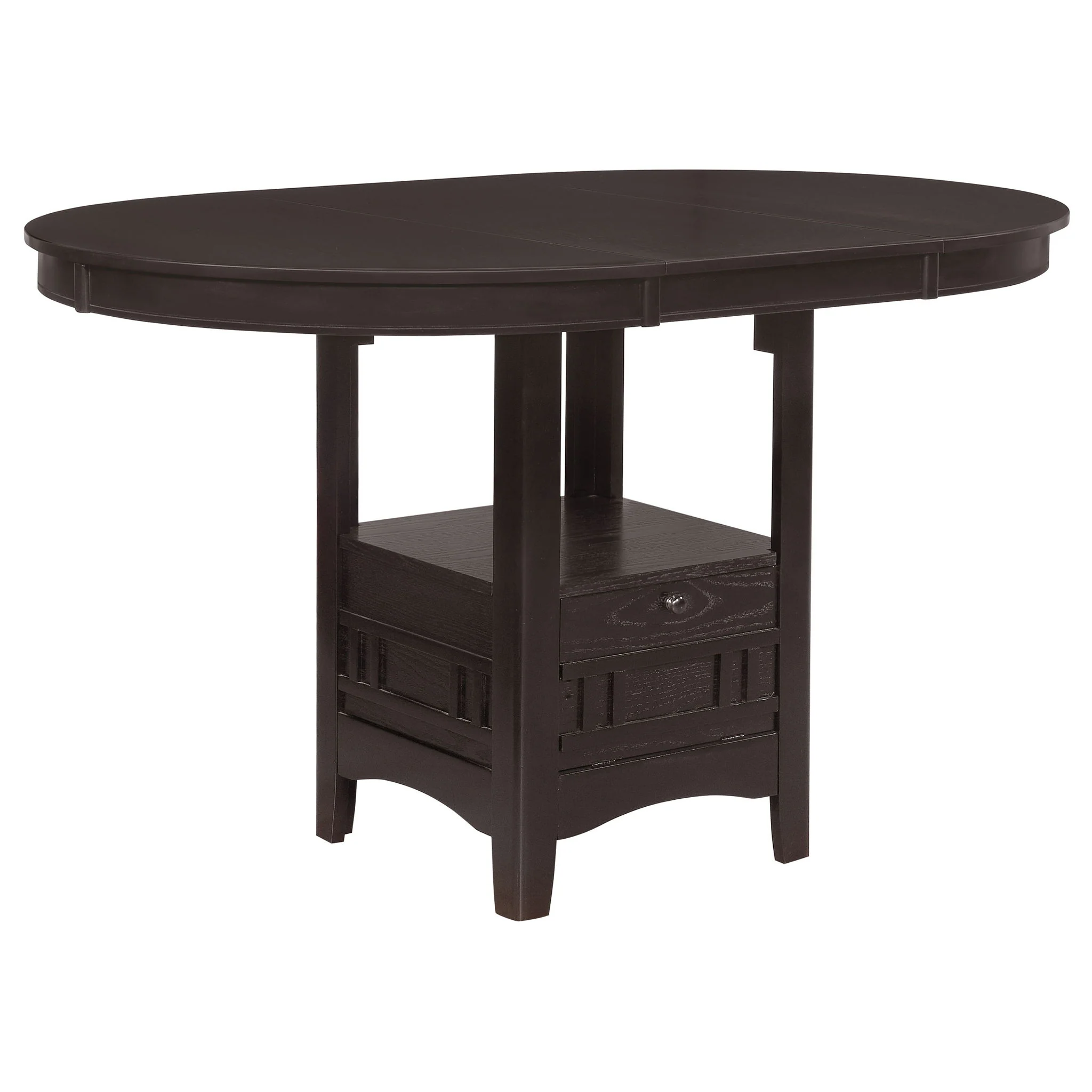 Lavon 5-piece Oval Counter Height Dining Set Espresso - Image 4