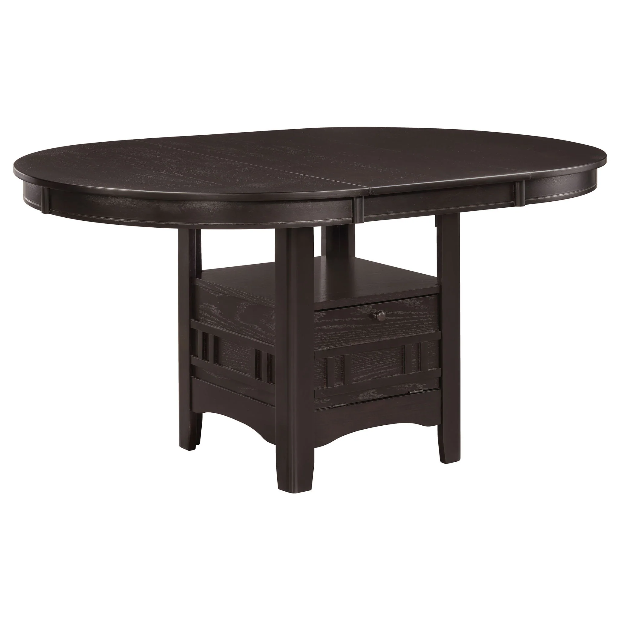 Lavon 5-piece Oval Extension Leaf Dining Set Espresso - Image 4