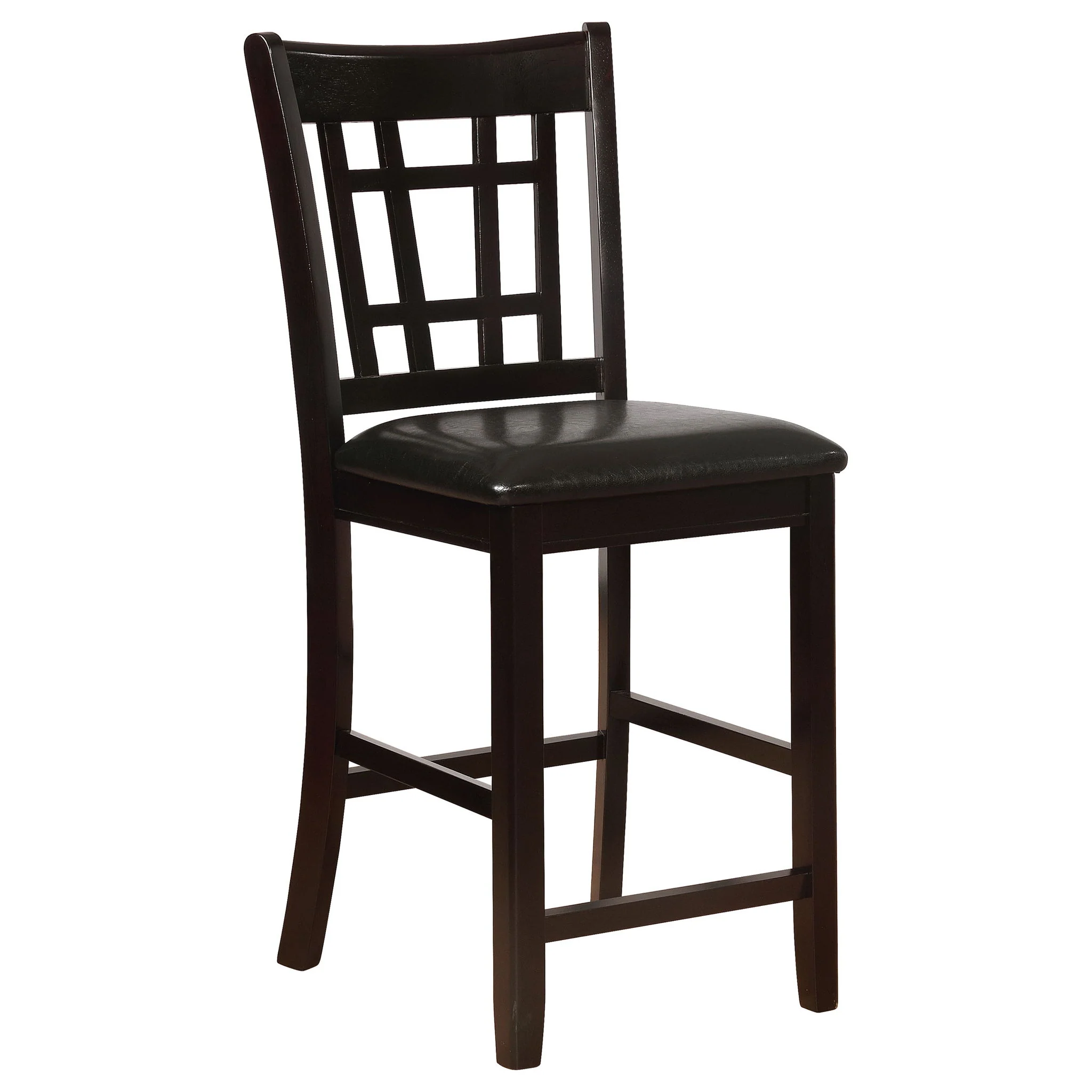 Lavon Wood Counter Height Dining Chair Black and Espresso (Set of 2) - Image 2