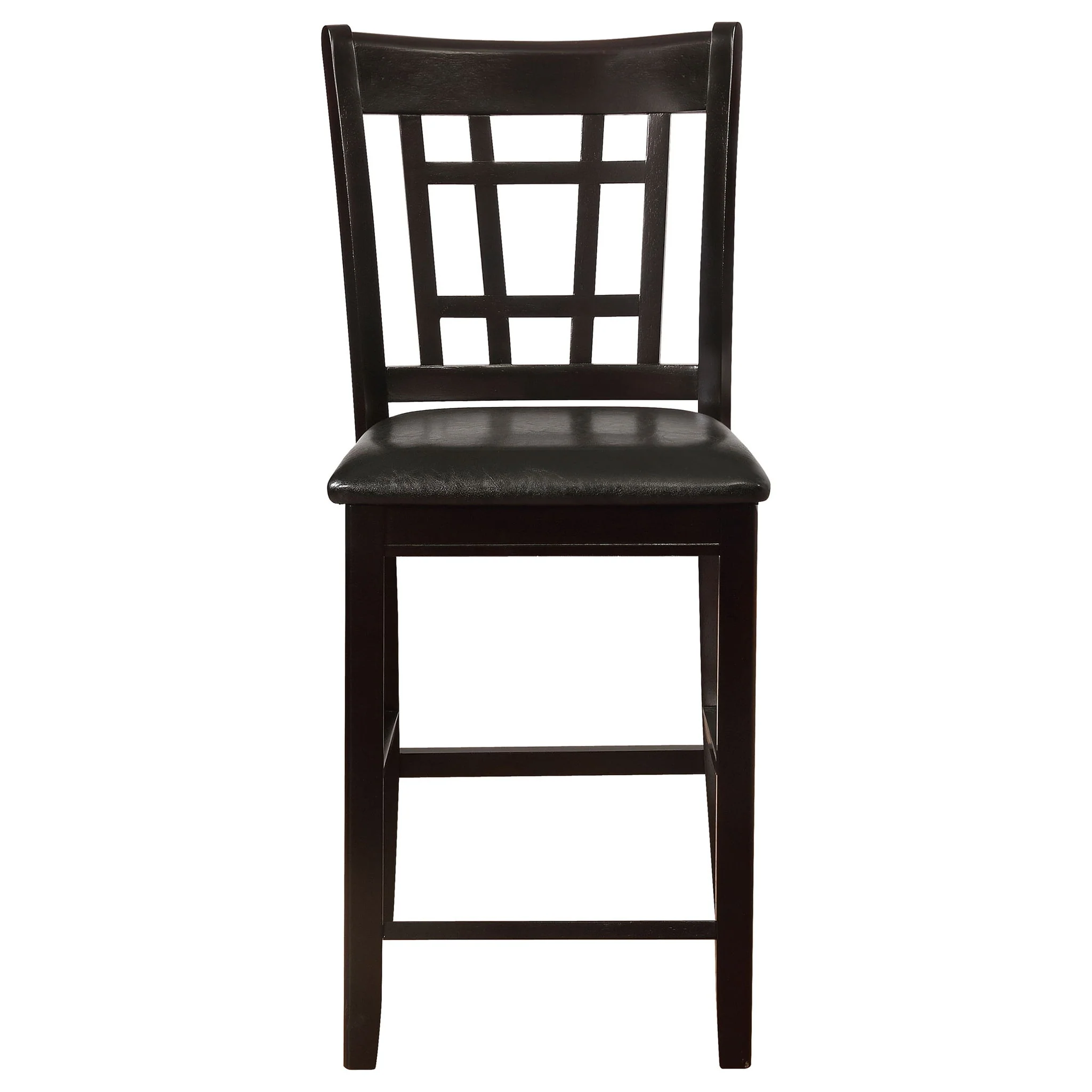 Lavon Wood Counter Height Dining Chair Black and Espresso (Set of 2) - Image 3