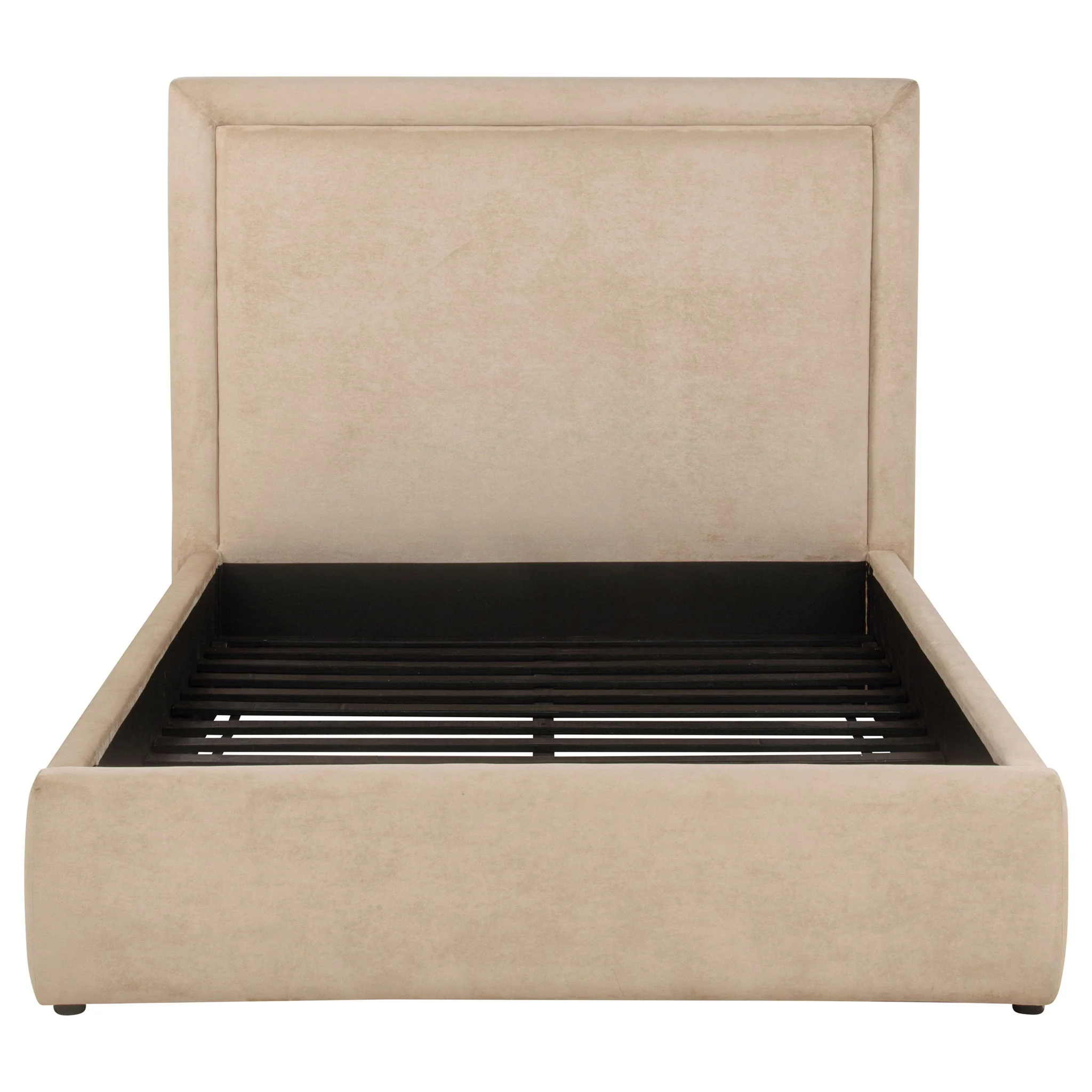 Lawson 54-inch Upholstered Full Platform Bed Light Saddle - Image 4