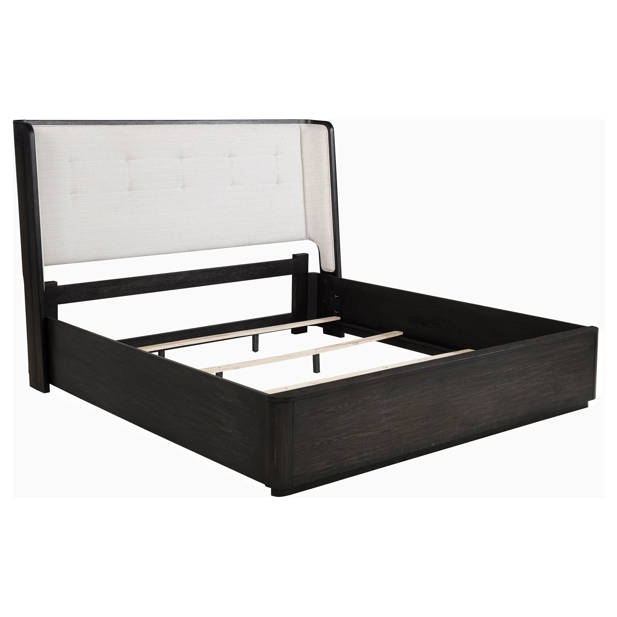Leandro 4-piece California King Bedroom Set Burnished Black - Image 4