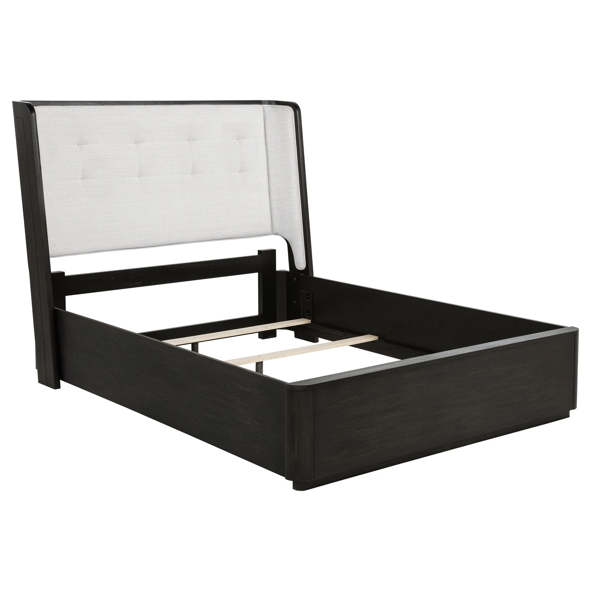 Leandro 4-piece Queen Bedroom Set Burnished Black - Image 3