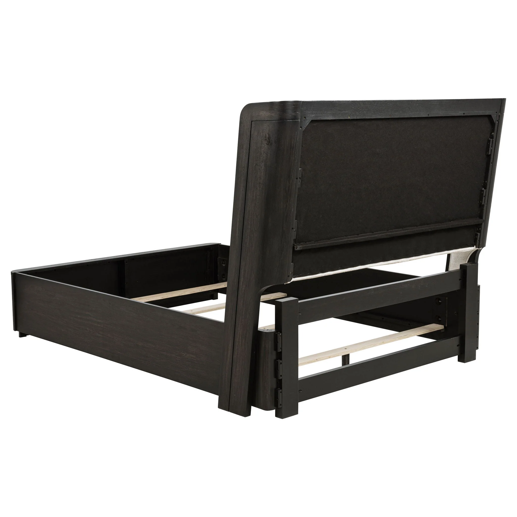 Leandro 5-piece Queen Bedroom Set Burnished Black - Image 3